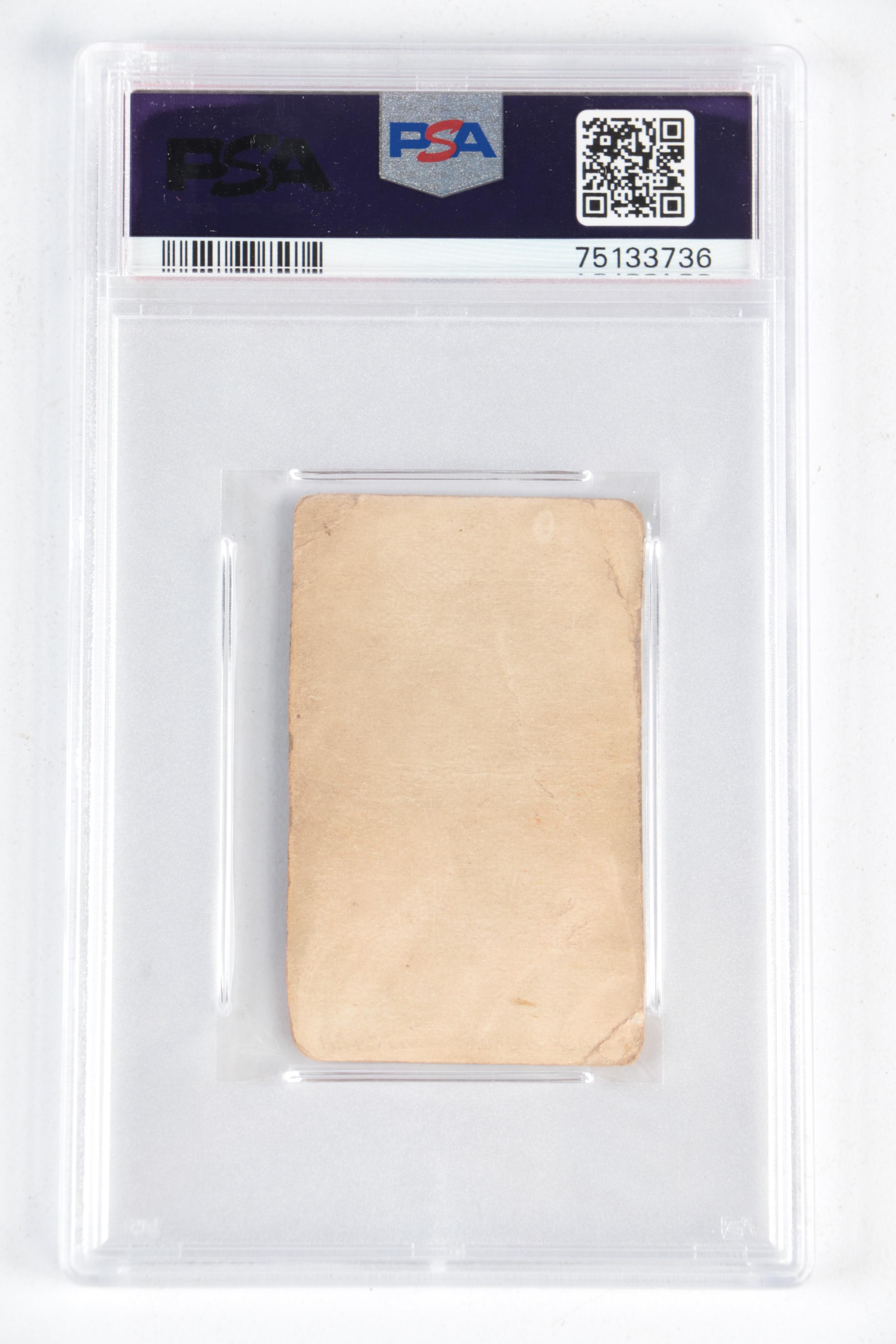 1920 W516-1-2 Walter Johnson Hand Cut Strip Card #8 Graded PSA 1 Poor