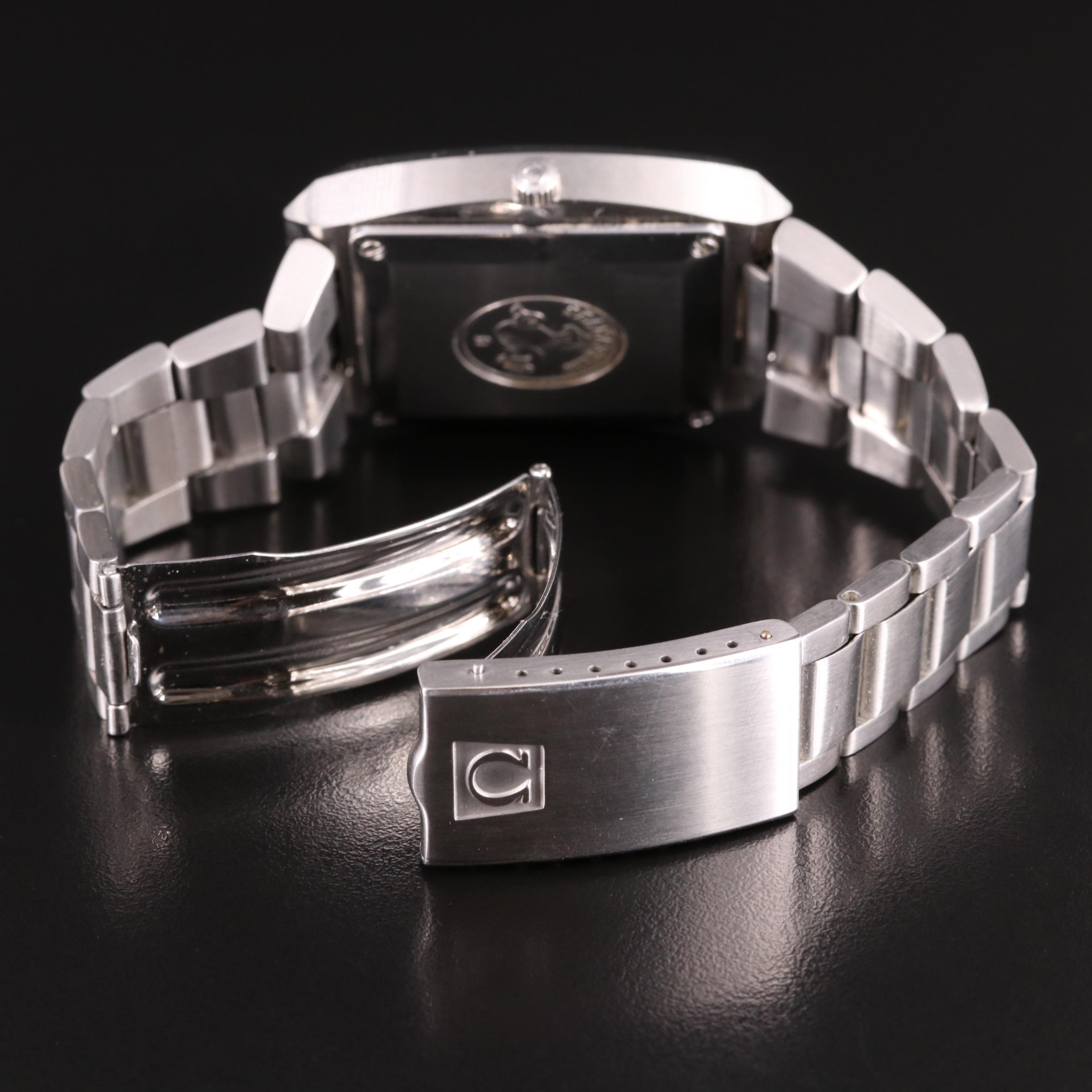 1974 Omega "Big Square" Seamaster Stainless Steel Watch