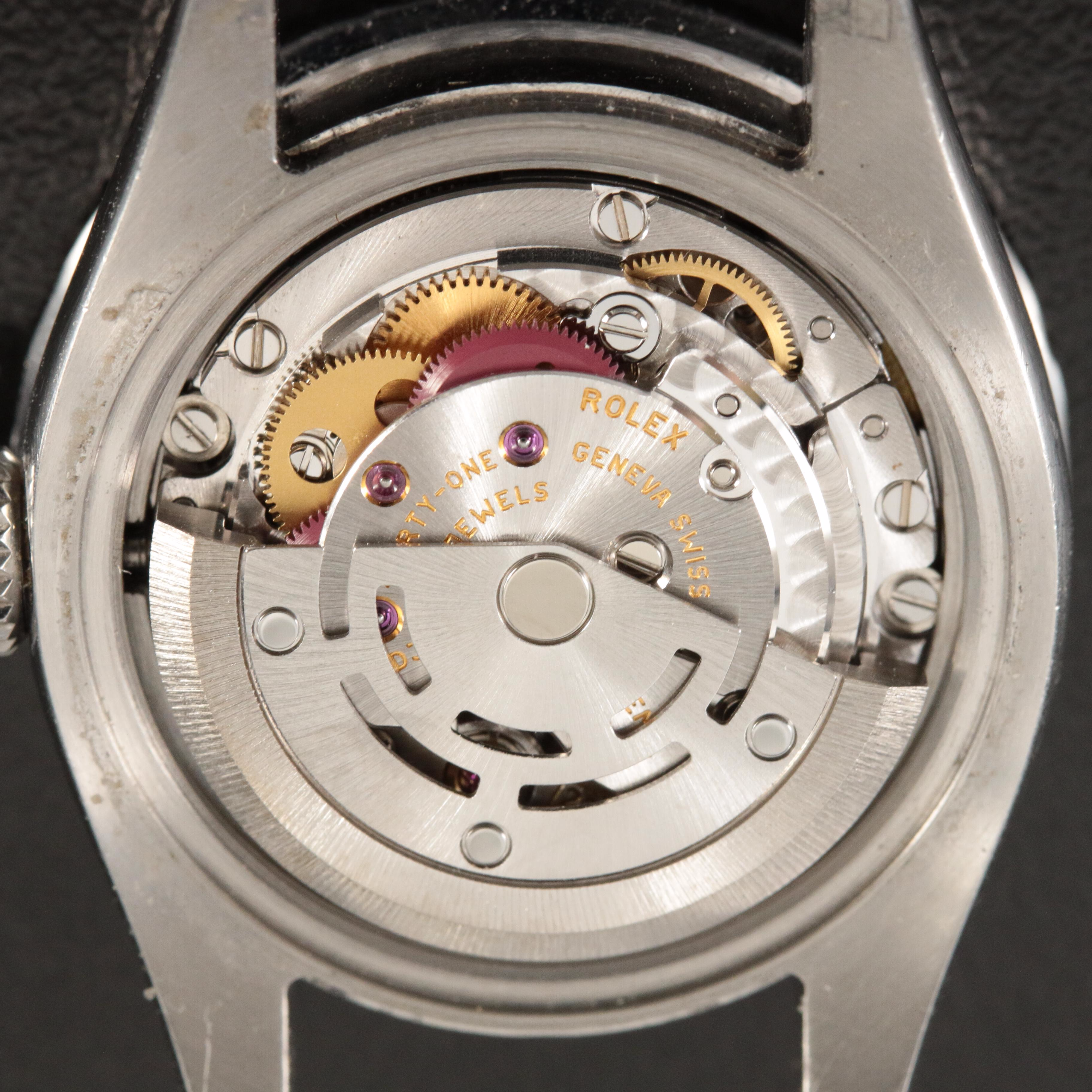 2007 Rolex Oyster Perpetual with Custom Diamond and Mother-of-Pearl Dial/Bezel