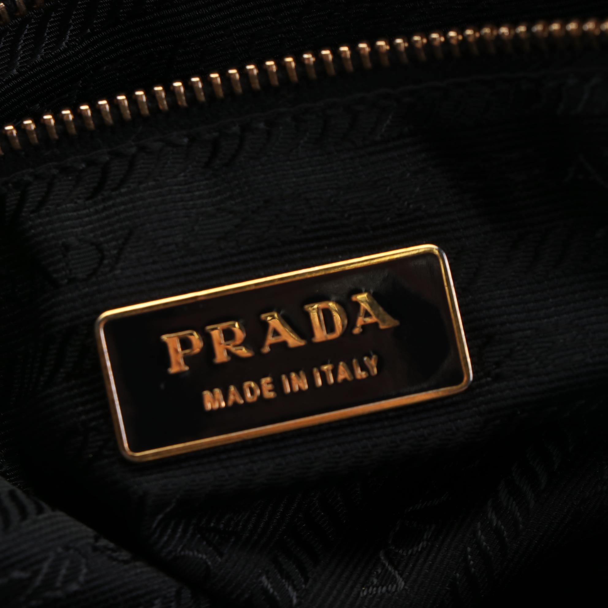Prada Shoulder Bag in Black Tessuto Nylon