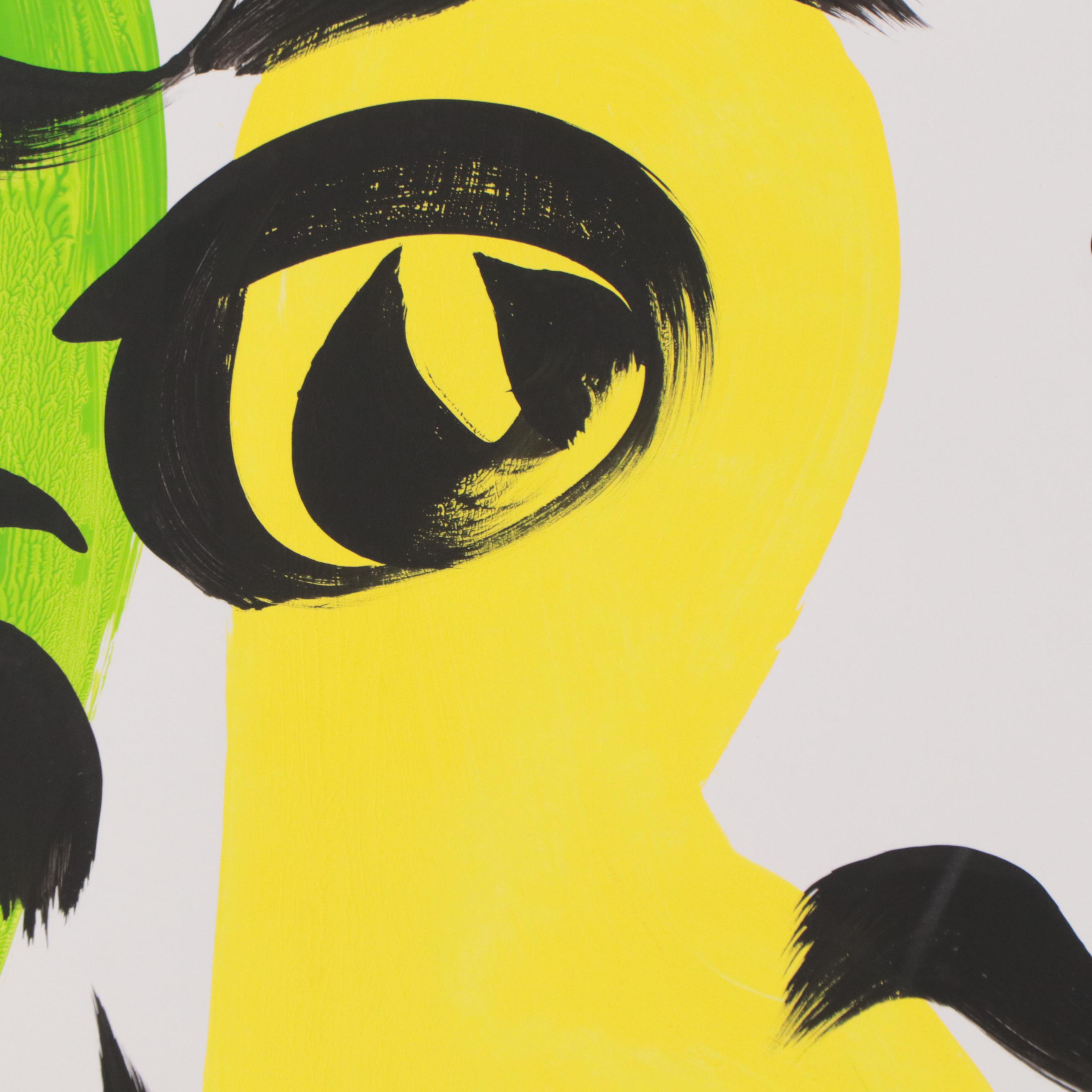 Peter Keil Abstract Acrylic Portrait