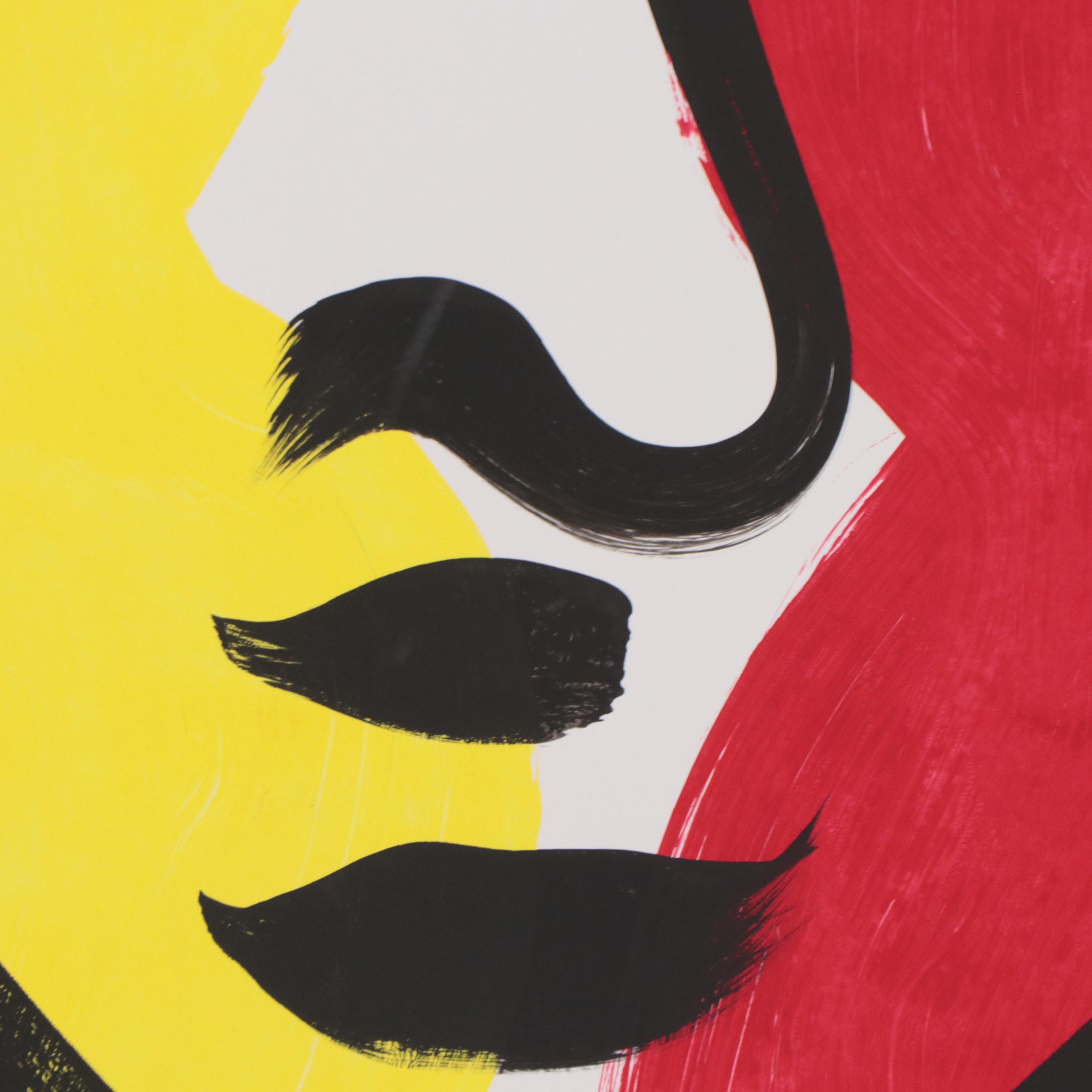 Peter Keil Abstract Acrylic Portrait