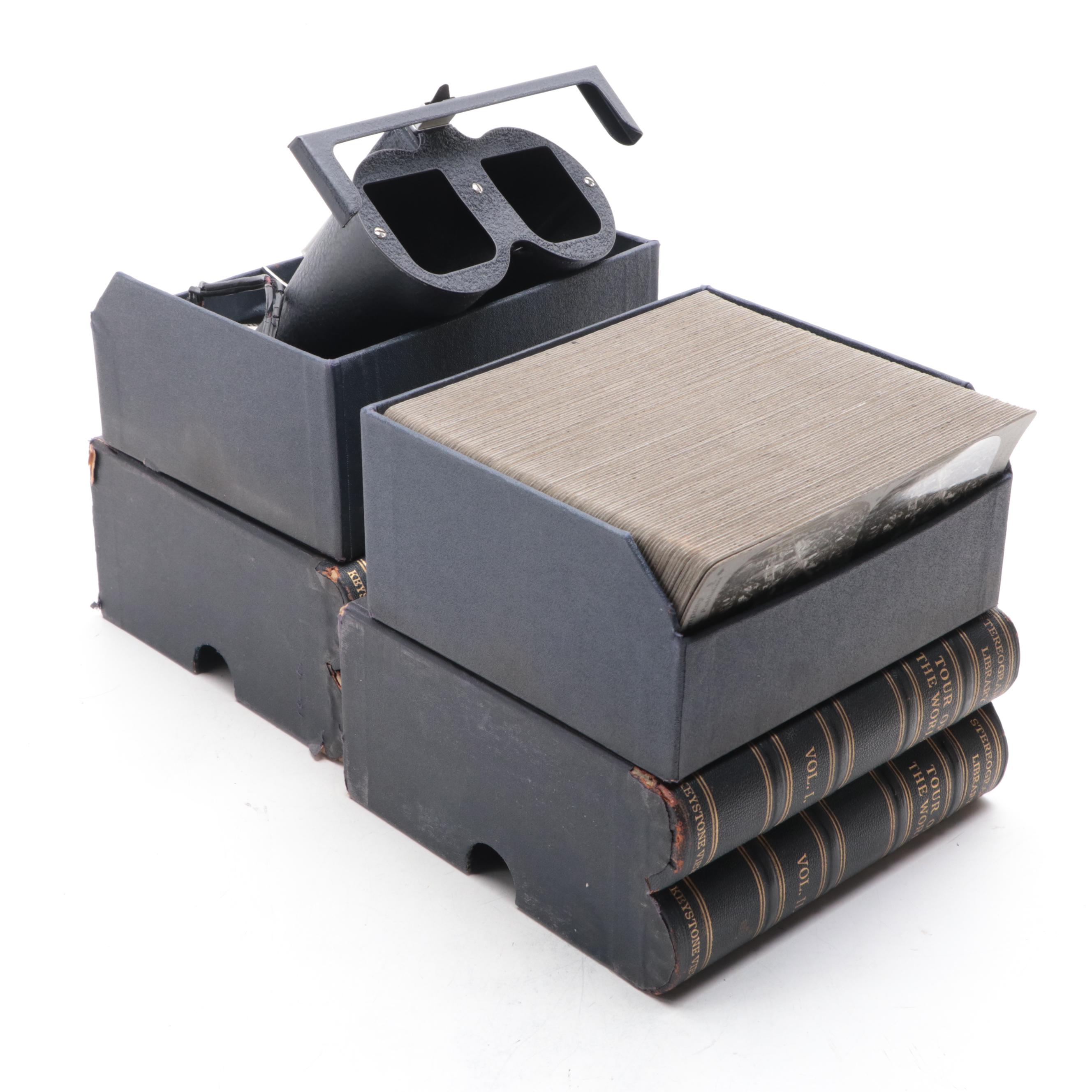 Keystone View Co. Telebinocular and "Tour of the World" View Cards