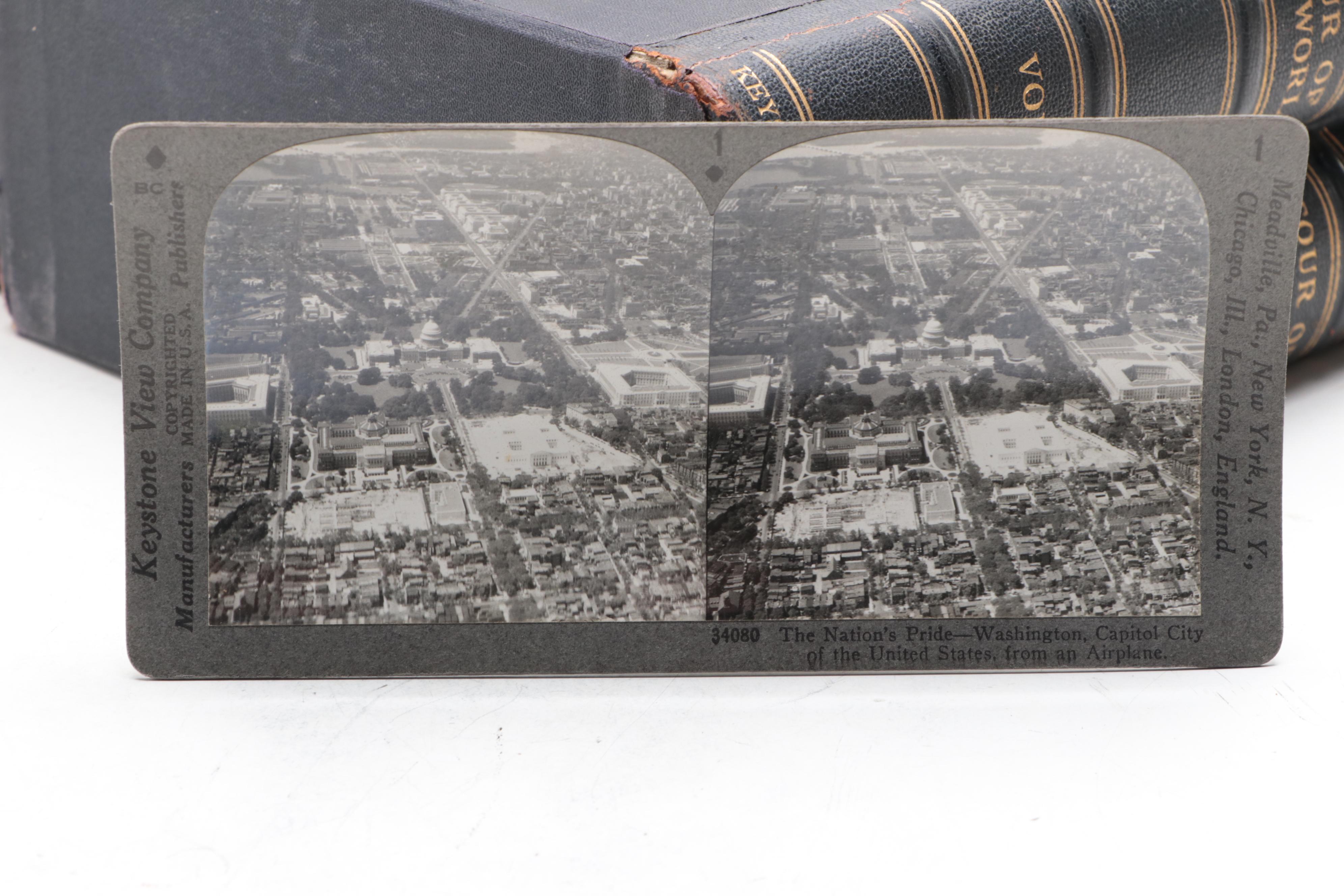 Keystone View Co. Telebinocular and "Tour of the World" View Cards