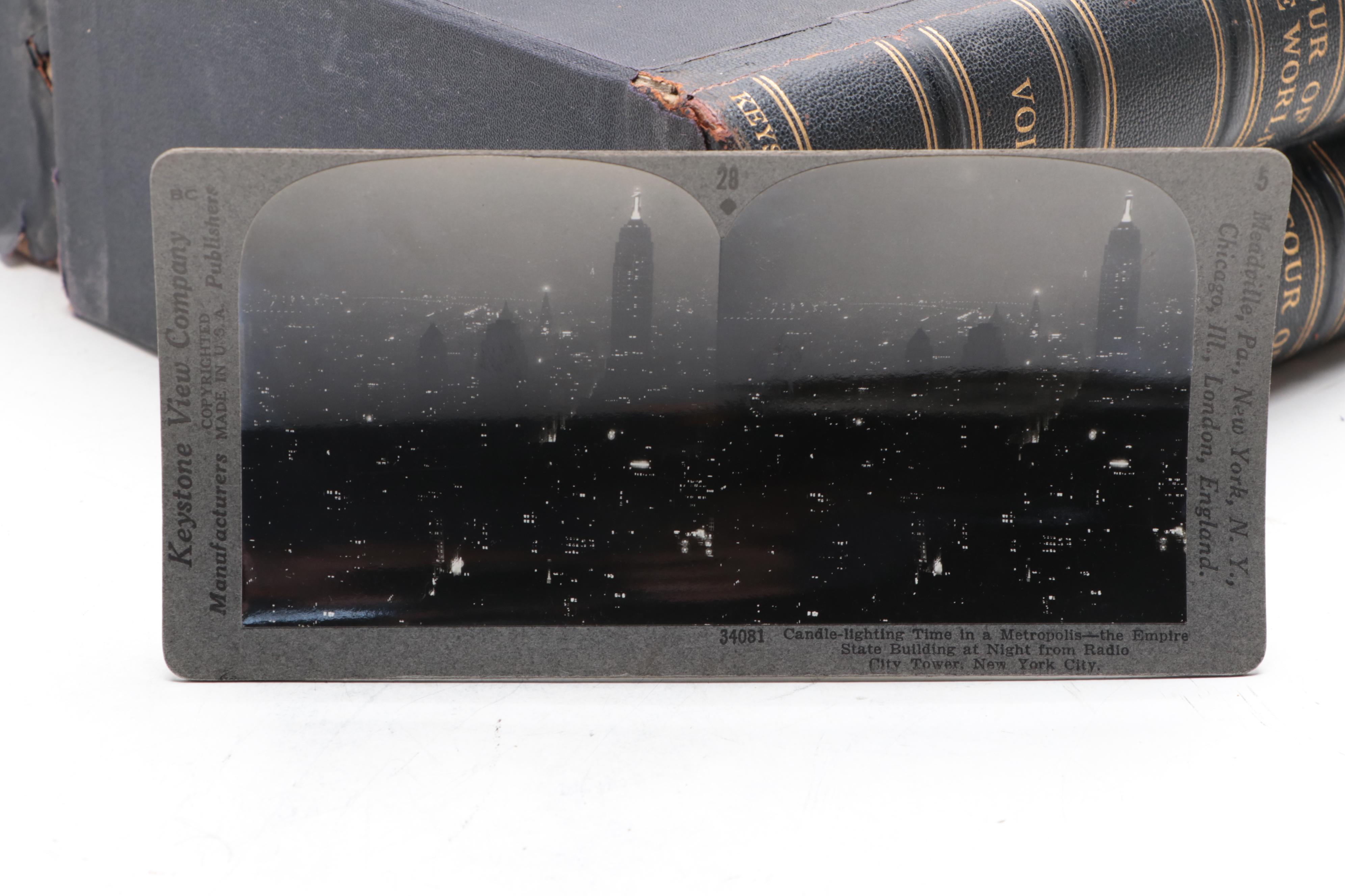 Keystone View Co. Telebinocular and "Tour of the World" View Cards