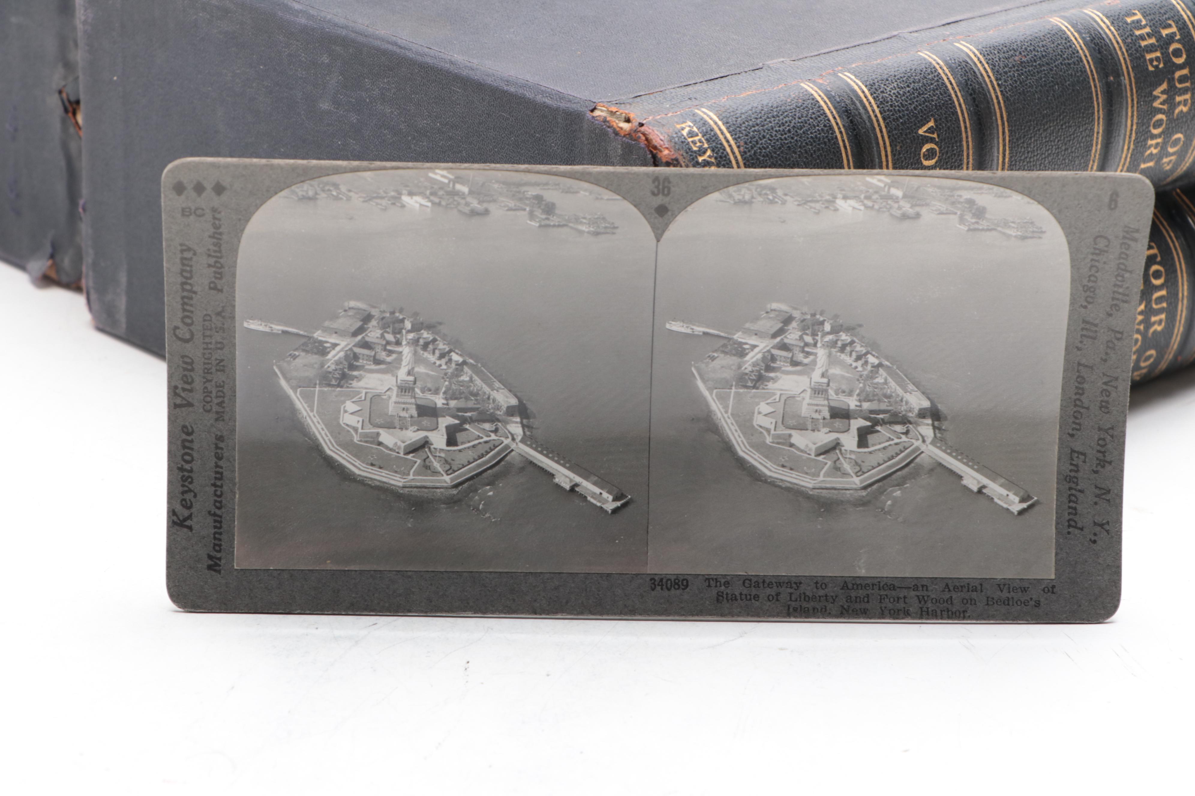 Keystone View Co. Telebinocular and "Tour of the World" View Cards