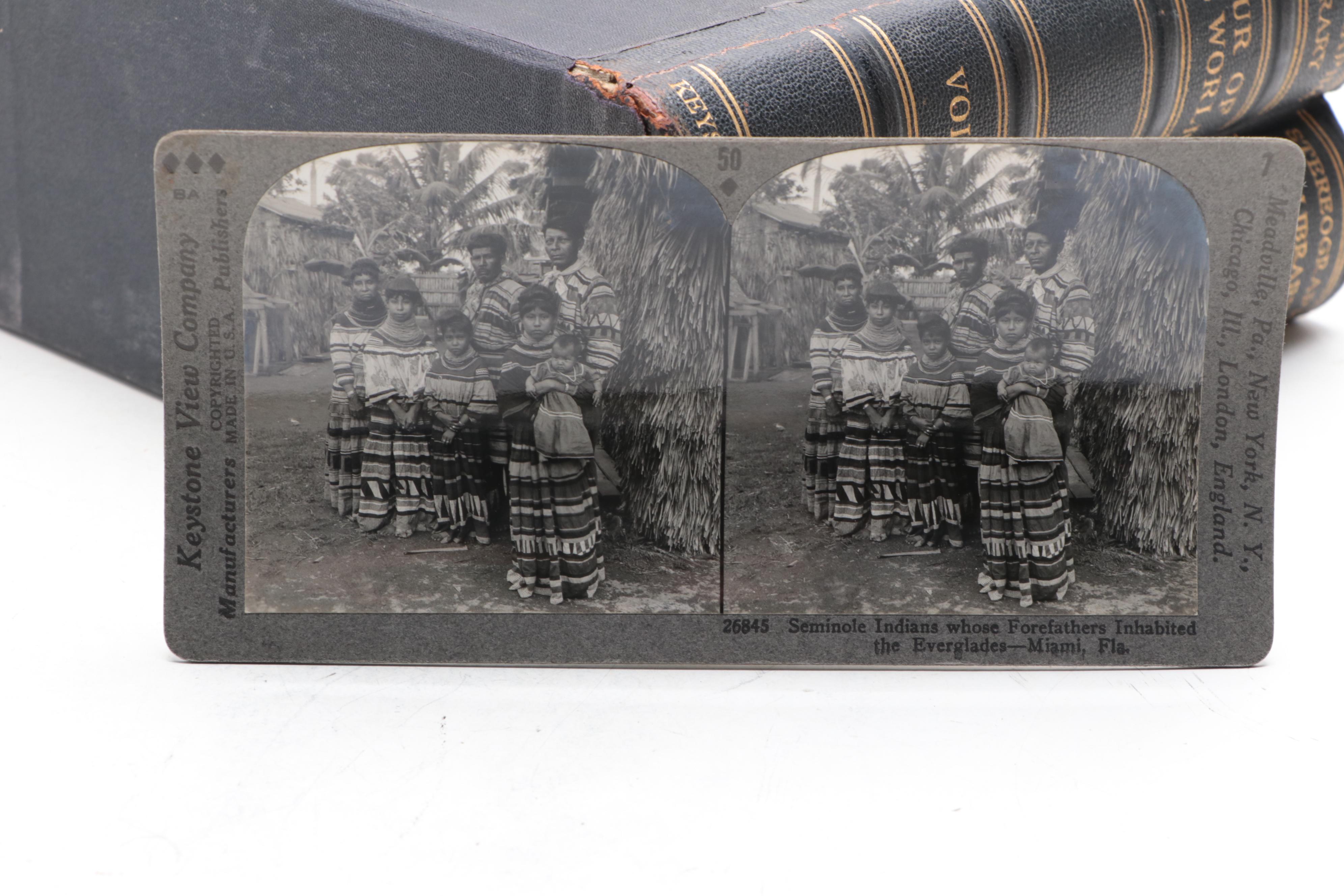 Keystone View Co. Telebinocular and "Tour of the World" View Cards