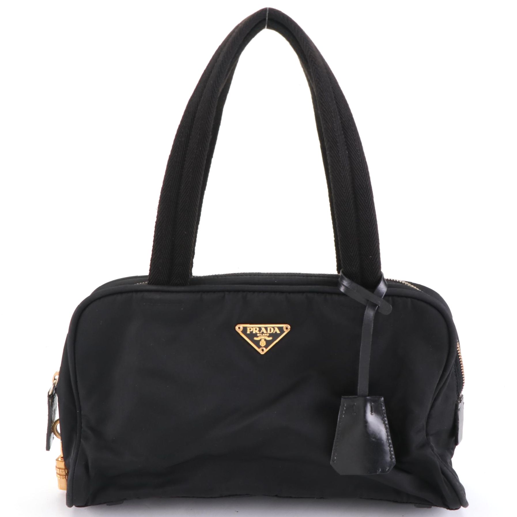 Prada Shoulder Bag in Black Tessuto Nylon