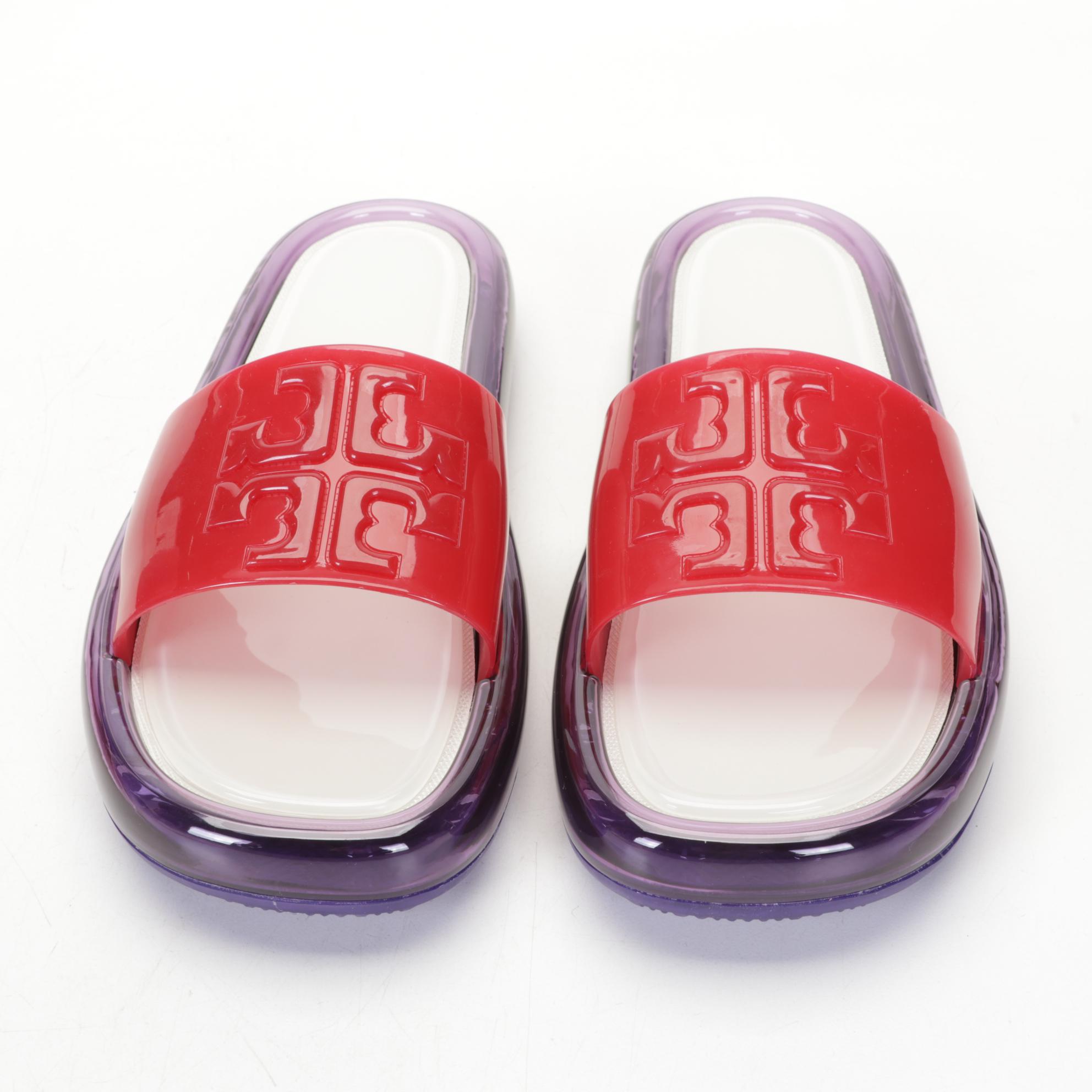 Tory Burch "Bubble Jelly" Slides, Chain Link Cross Body Bag, and More