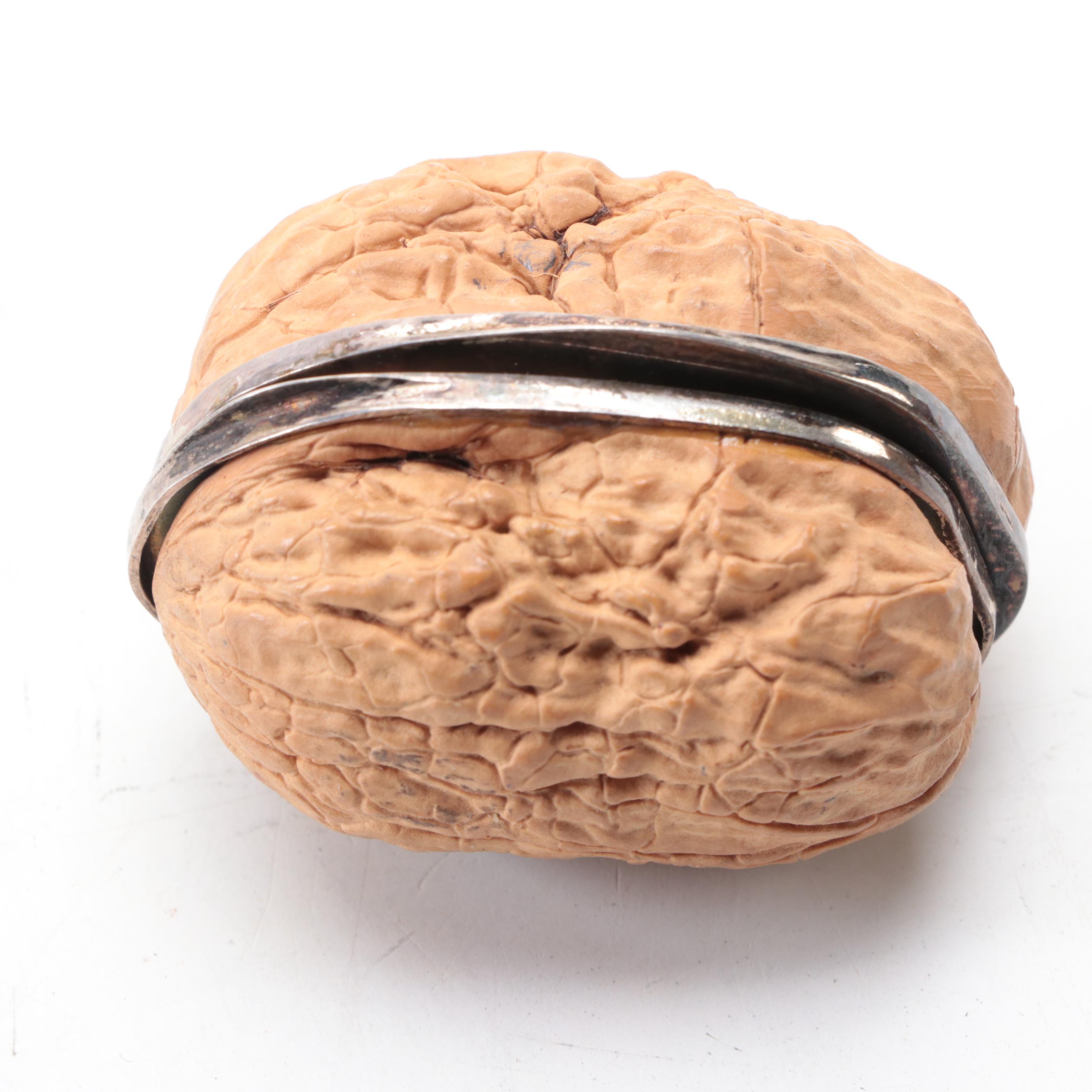 Burlwood Wooden Boxes with Dominoes and Walnut Shell Box