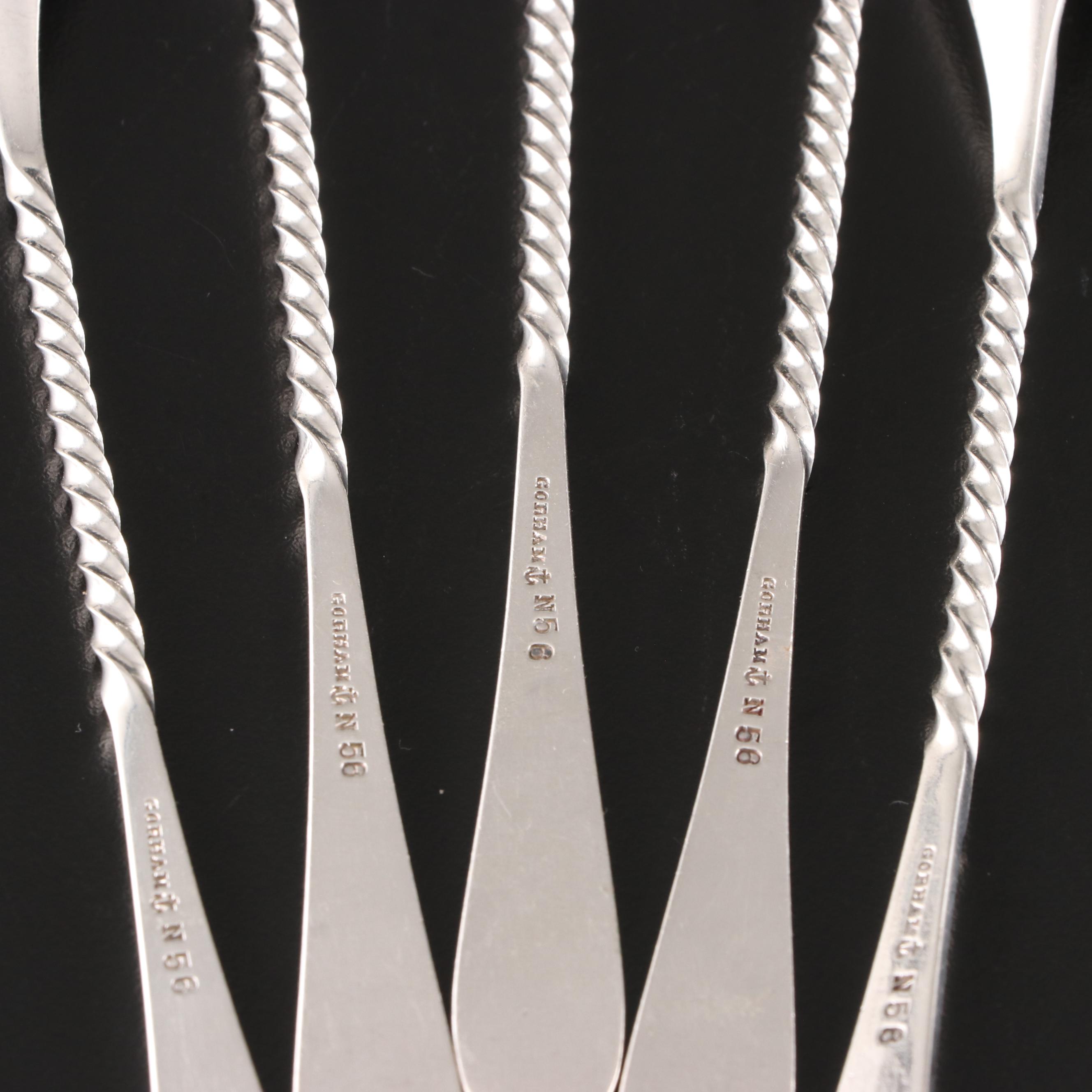 Elkington & Co. Silver Plate Marrow Spoon with Silver Plate Collection