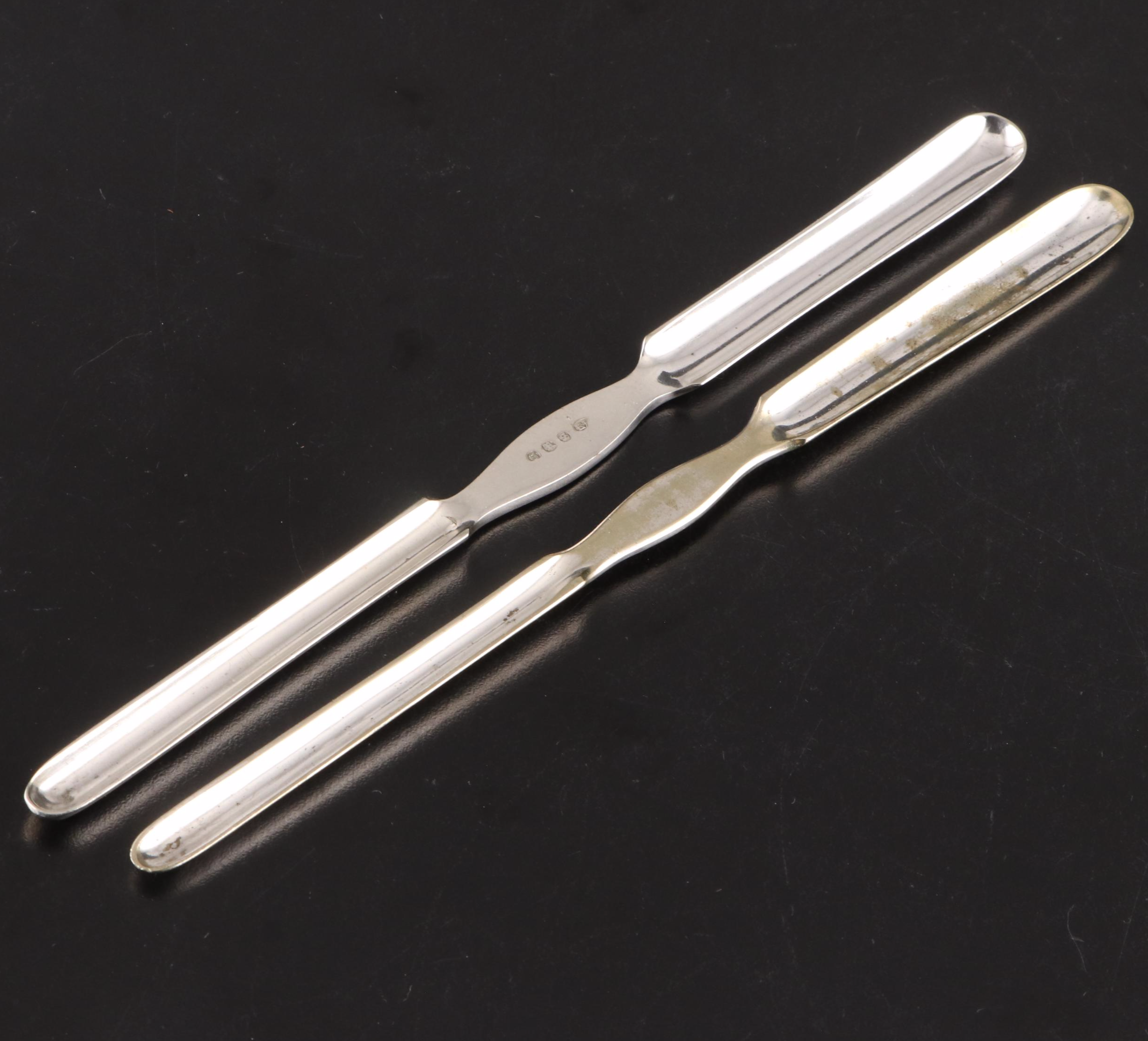 Elkington & Co. Silver Plate Marrow Spoon with Silver Plate Collection