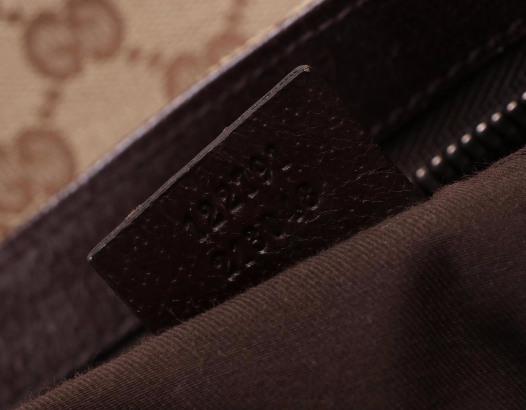 Gucci Crossbody Bag in GG Canvas and Cinghiale Leather