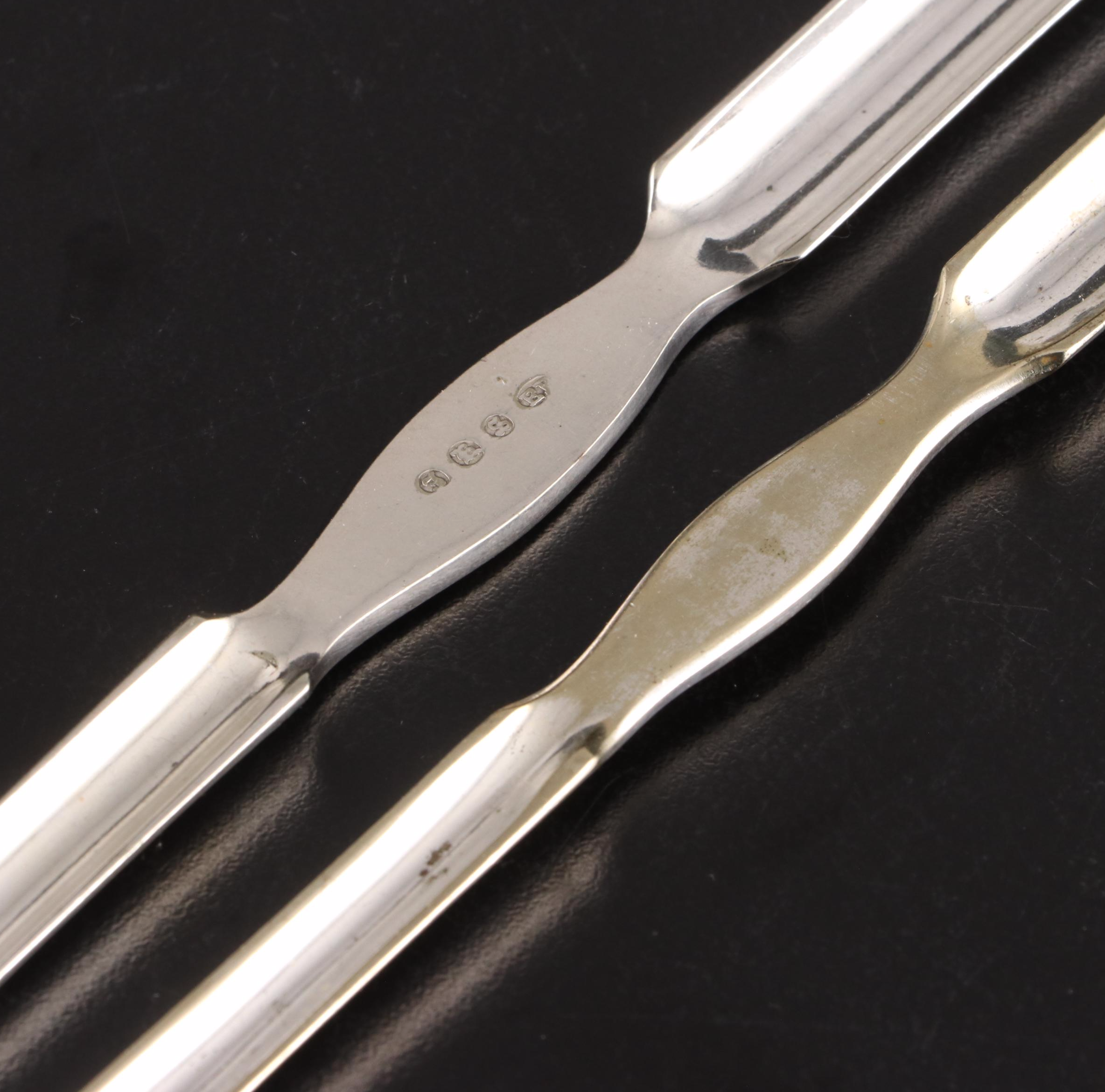 Elkington & Co. Silver Plate Marrow Spoon with Silver Plate Collection