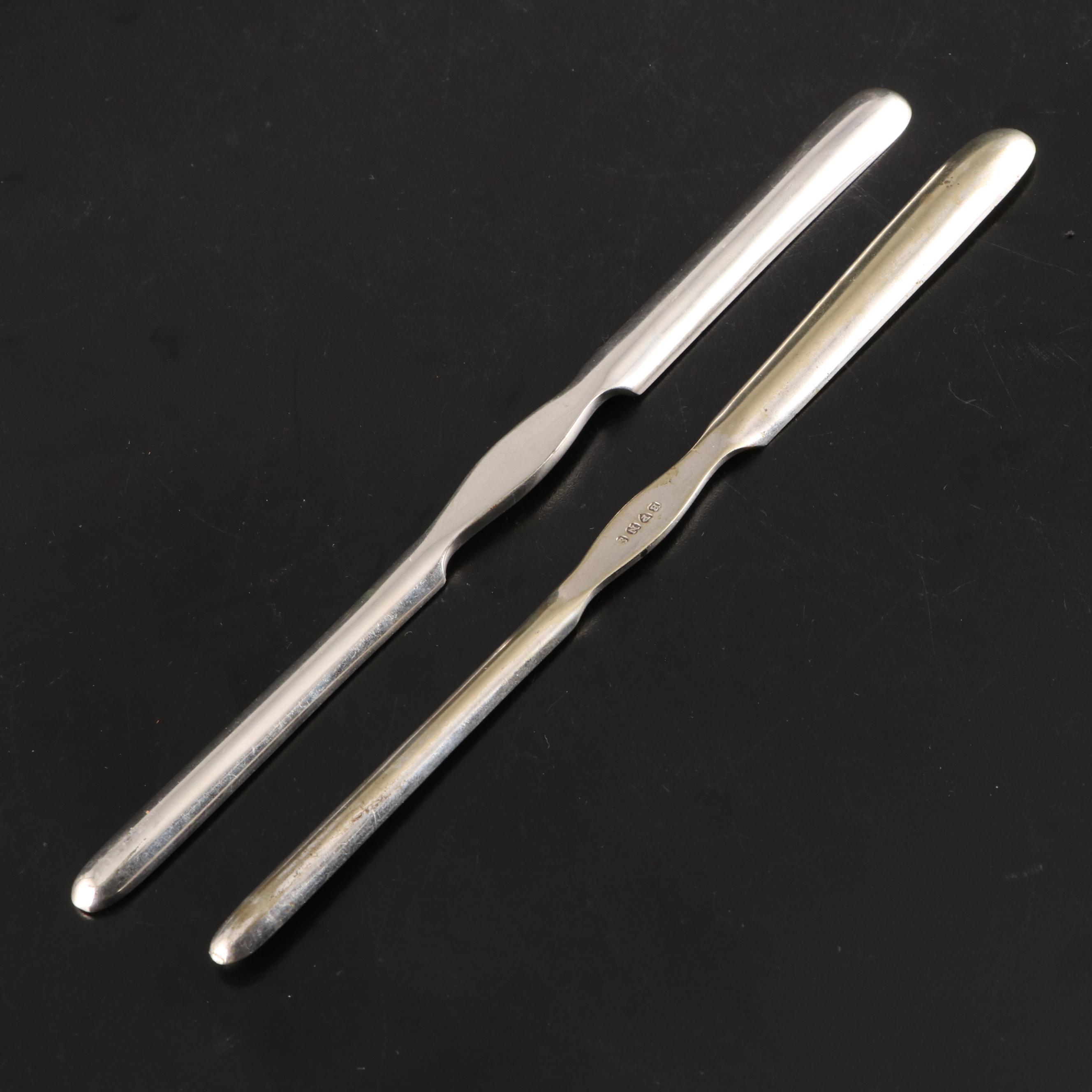 Elkington & Co. Silver Plate Marrow Spoon with Silver Plate Collection