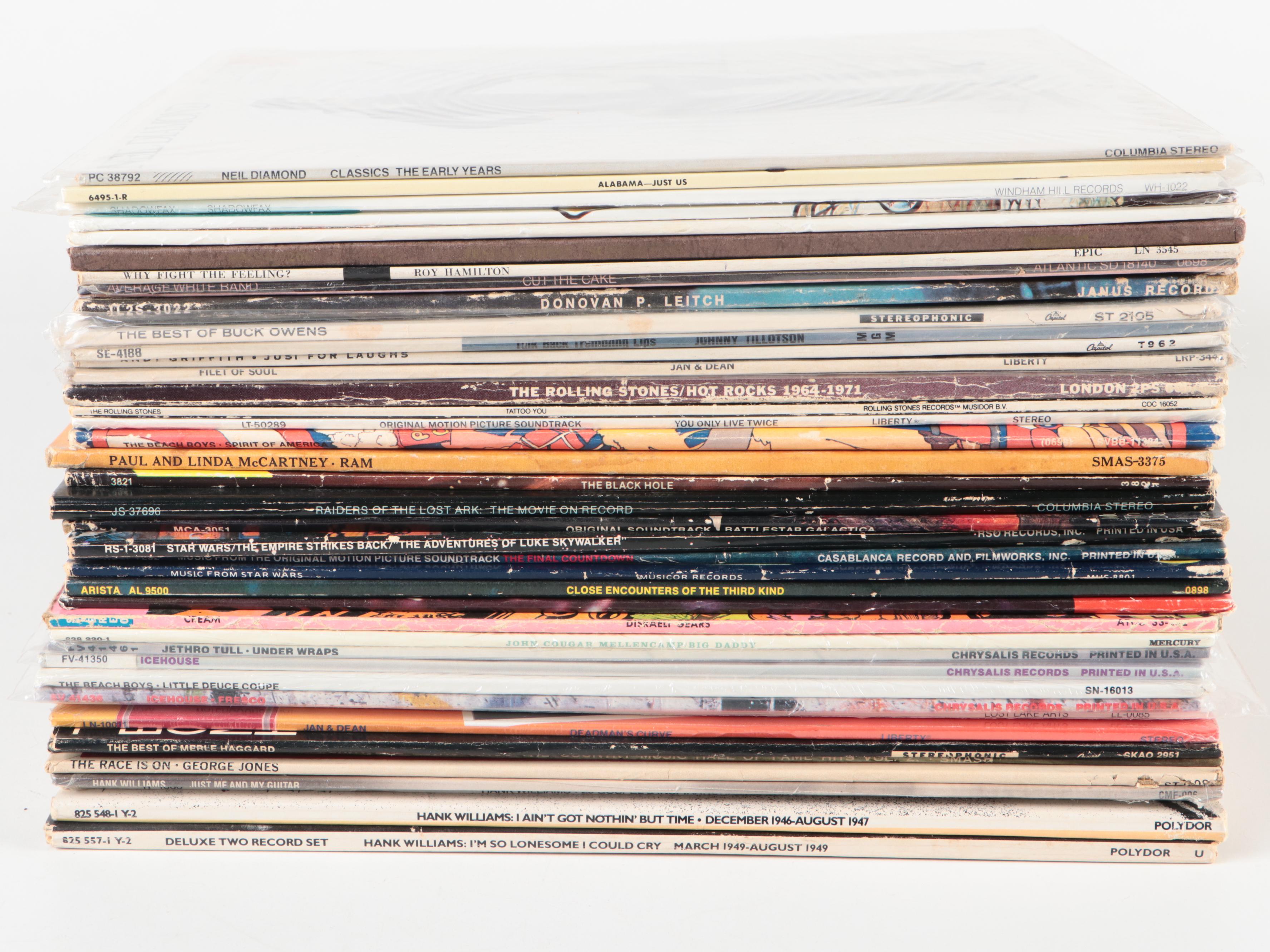 Conway Twitty, Stryper with Peter Cetera Signed Vinyl Records and More