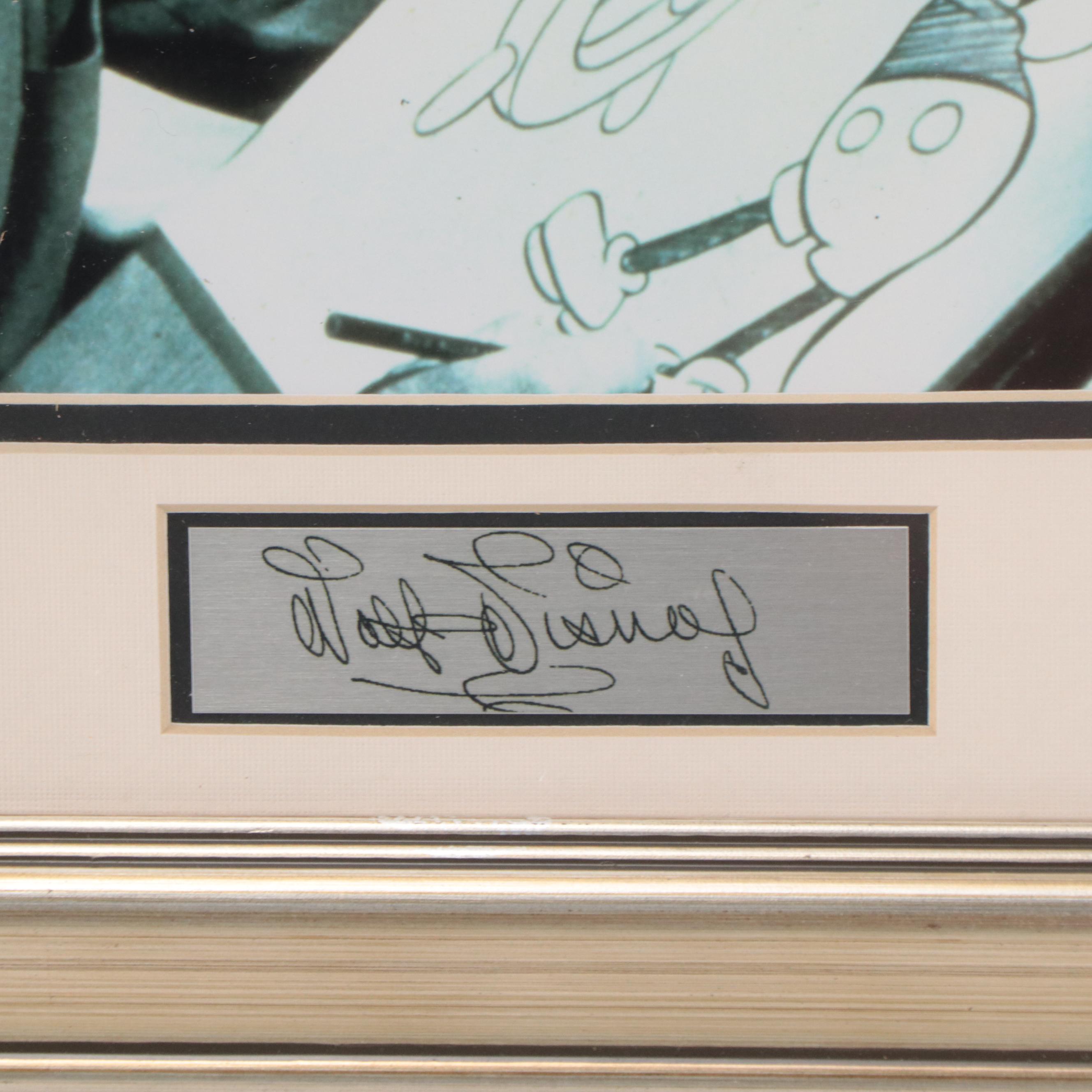 Photo Print of Walt Disney Sketching Steamboat Willie