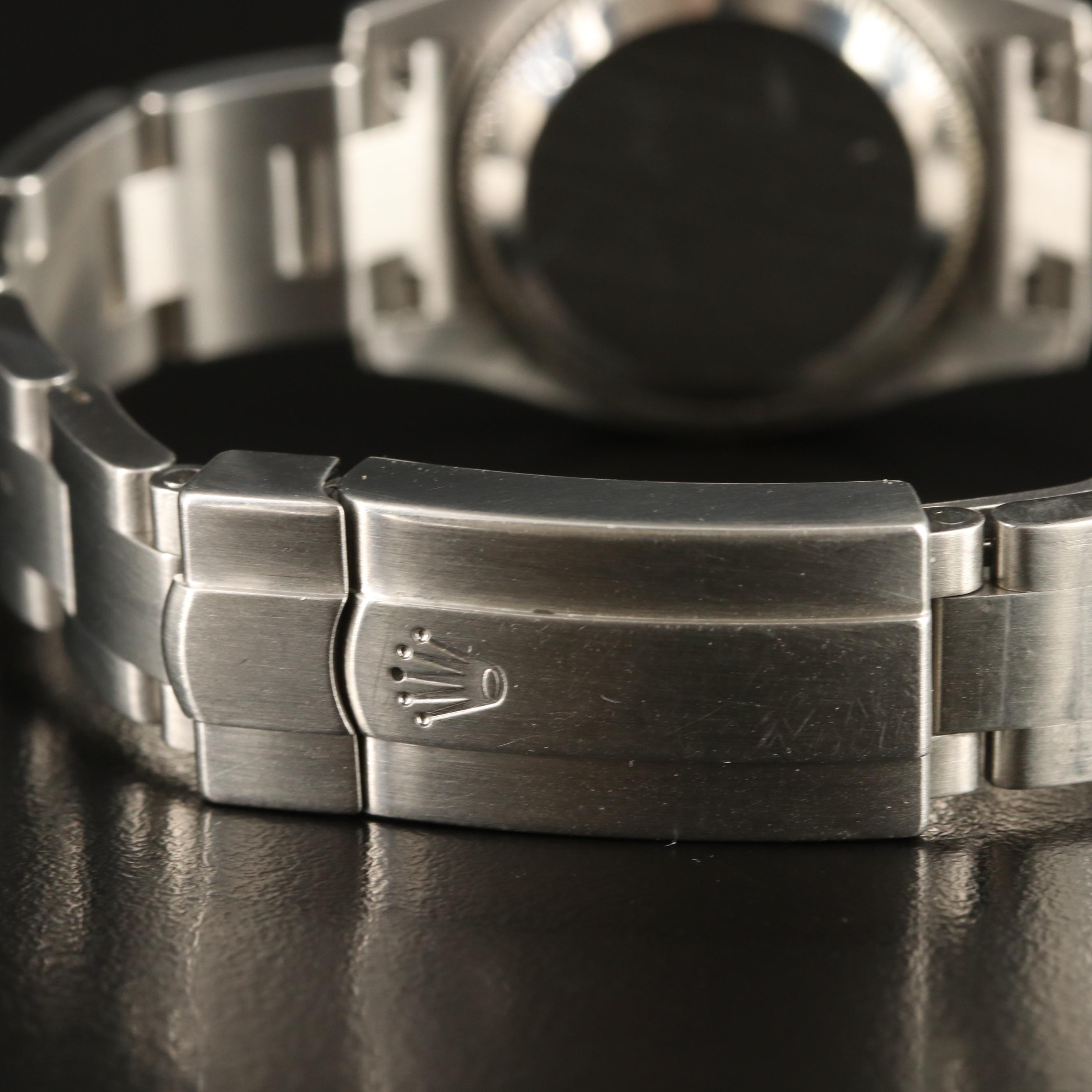 2007 Rolex Oyster Perpetual with Custom Diamond and Mother-of-Pearl Dial/Bezel