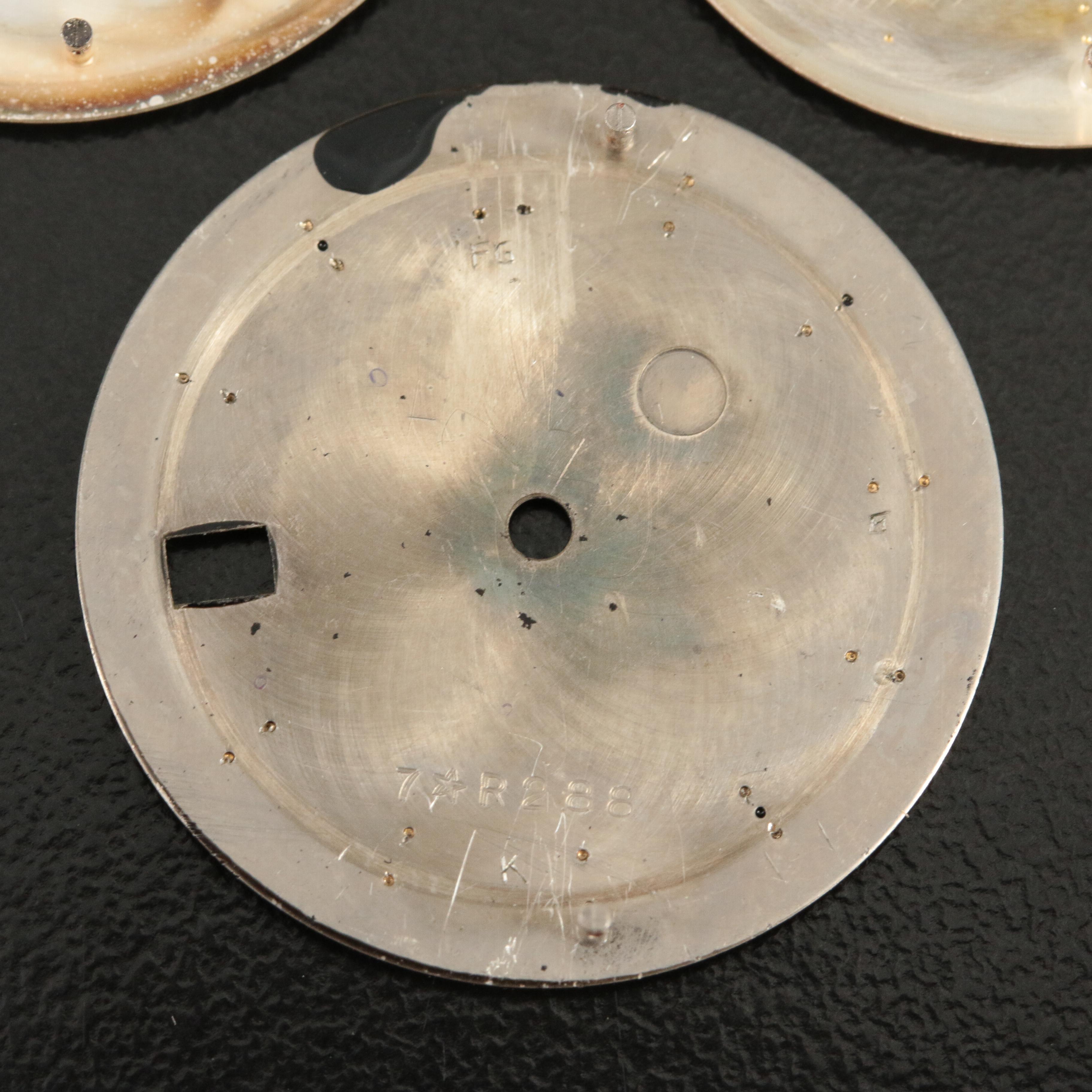 Trio of Rolex Dials Including Two "Sigmas"