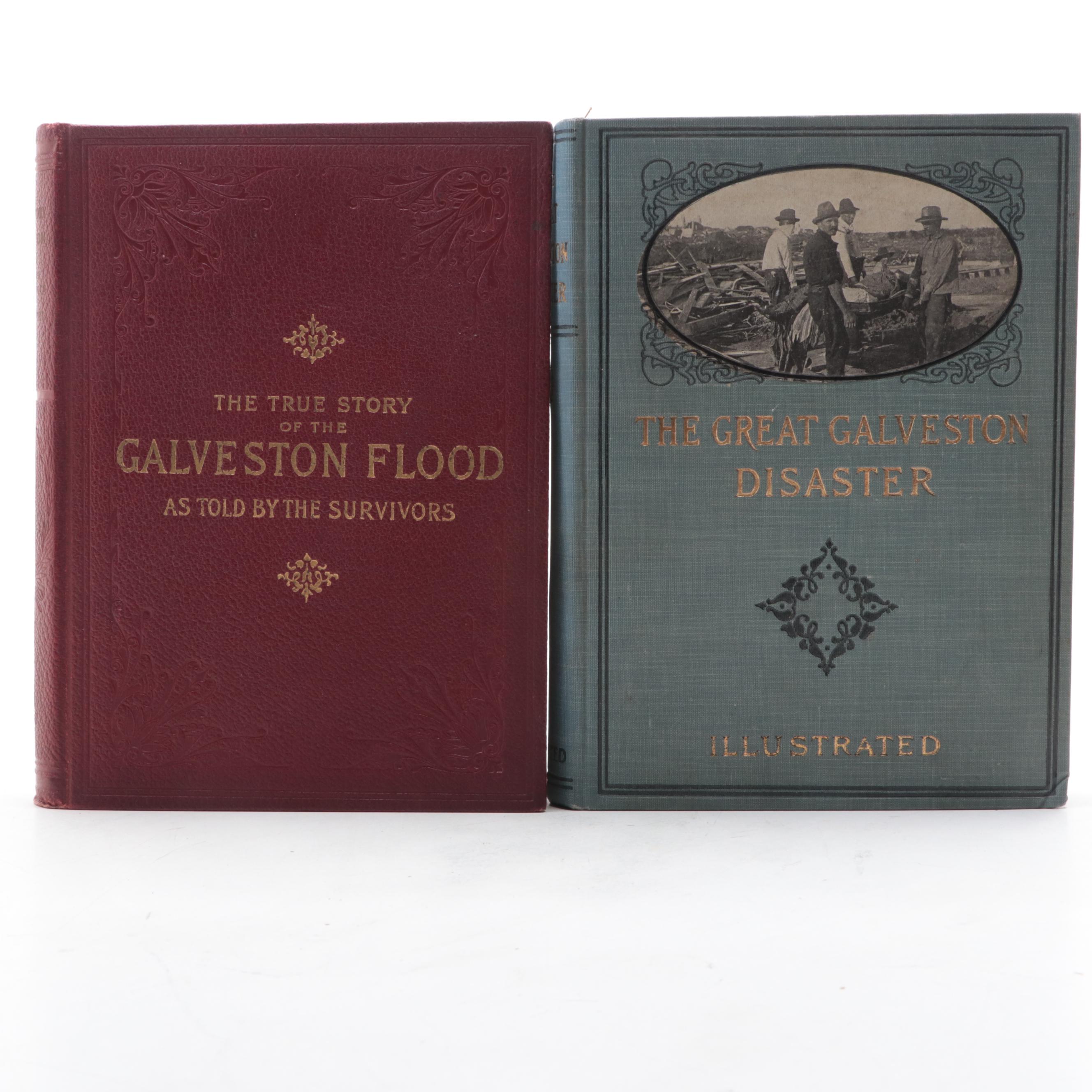 Illustrated "The Great Galveston Disaster" by Paul Lester, 1900