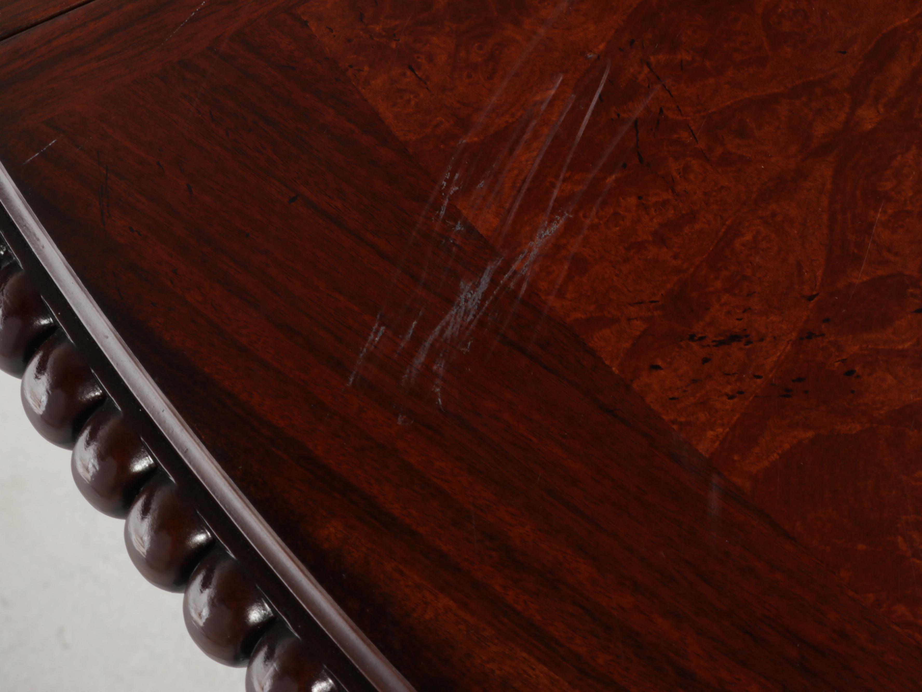 Universal Furniture "Villa Cortina" Hardwood Extending Pedestal Dining Table