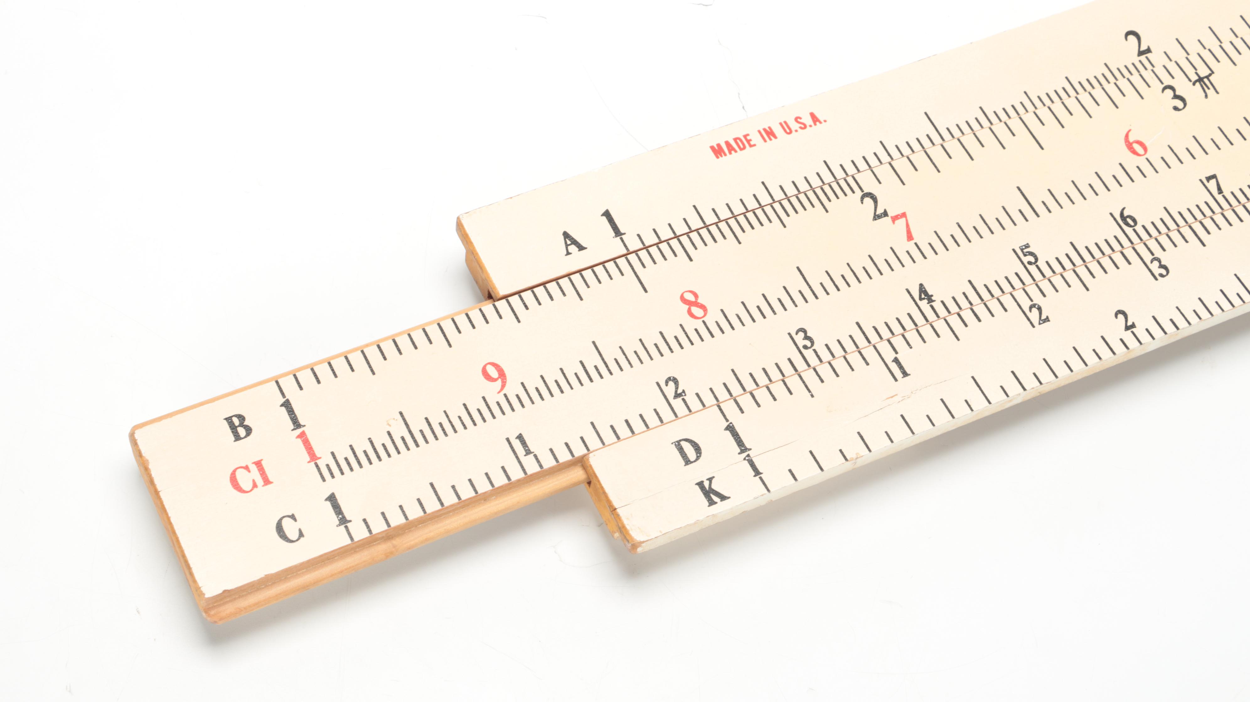 Keuffel & Esser Co. Oversized Calculating Slide Rule