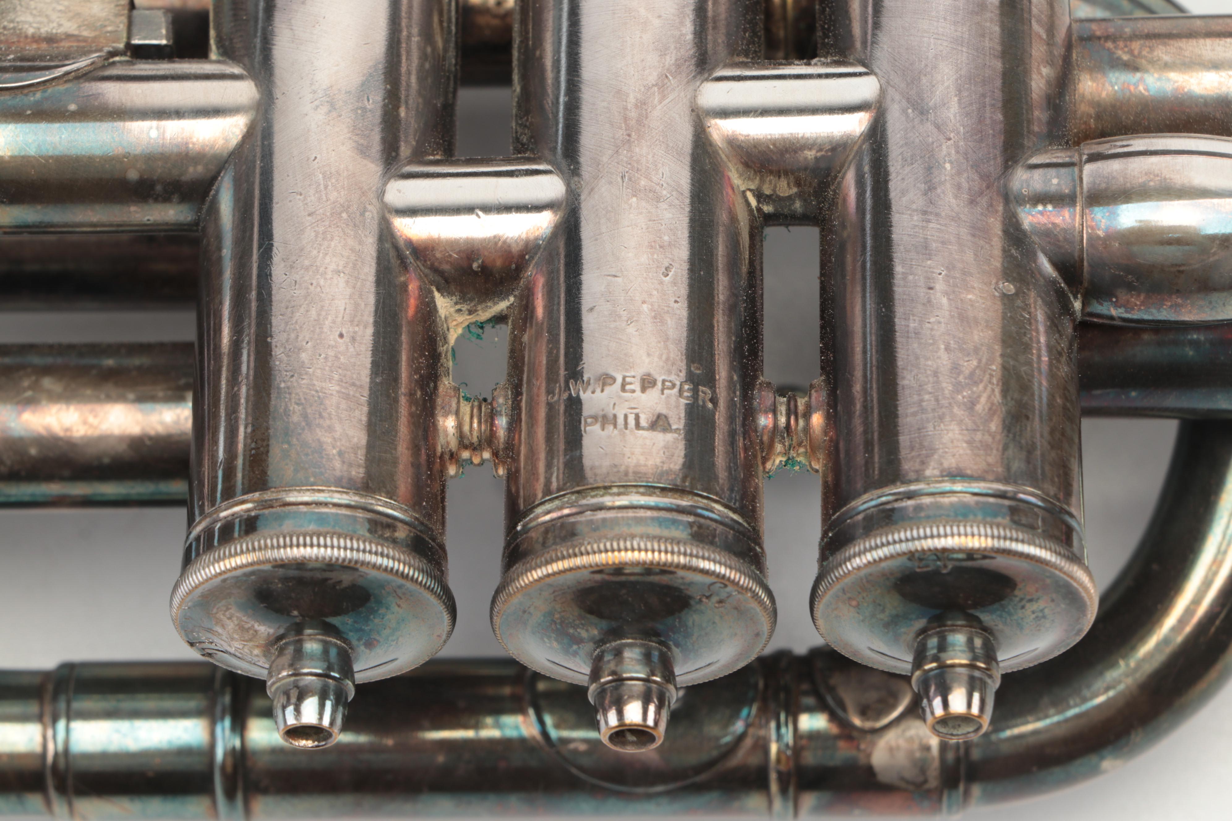 J.W. Pepper Bb Cornet, Late 19th/ Early 20th Century