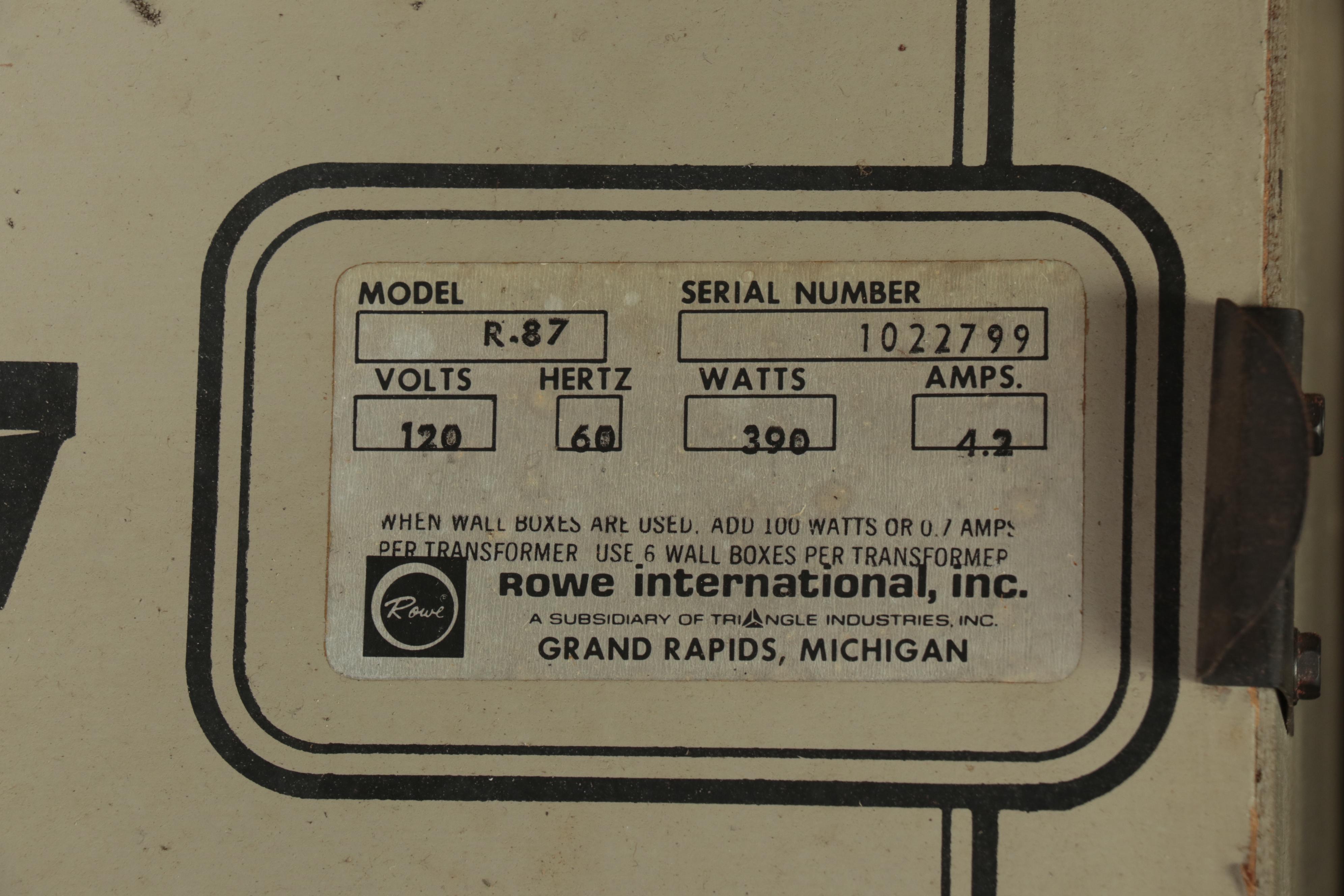 AMI 200 Selection Stereo Coin Operated Jukebox, Late 20th Century