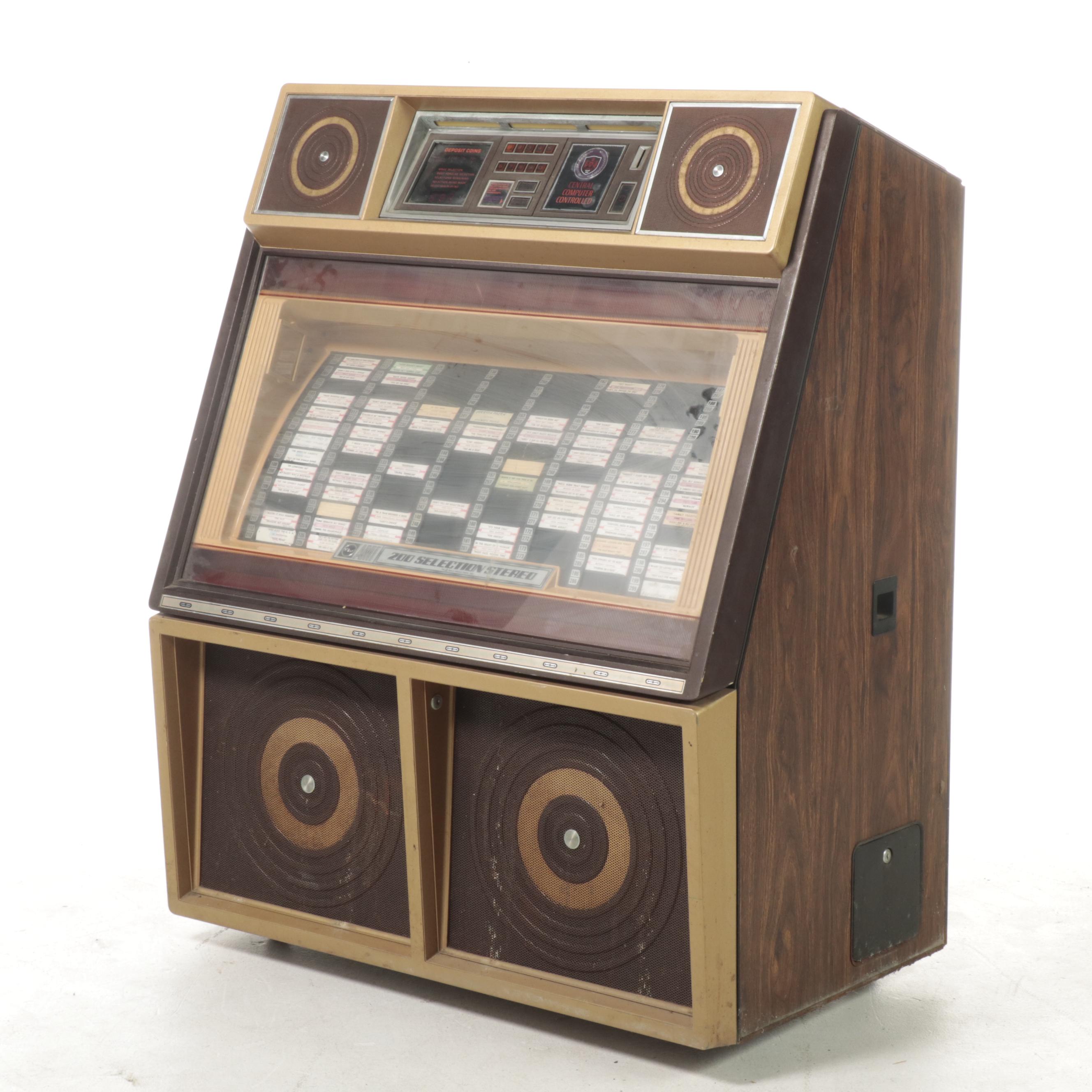 AMI 200 Selection Stereo Coin Operated Jukebox, Late 20th Century
