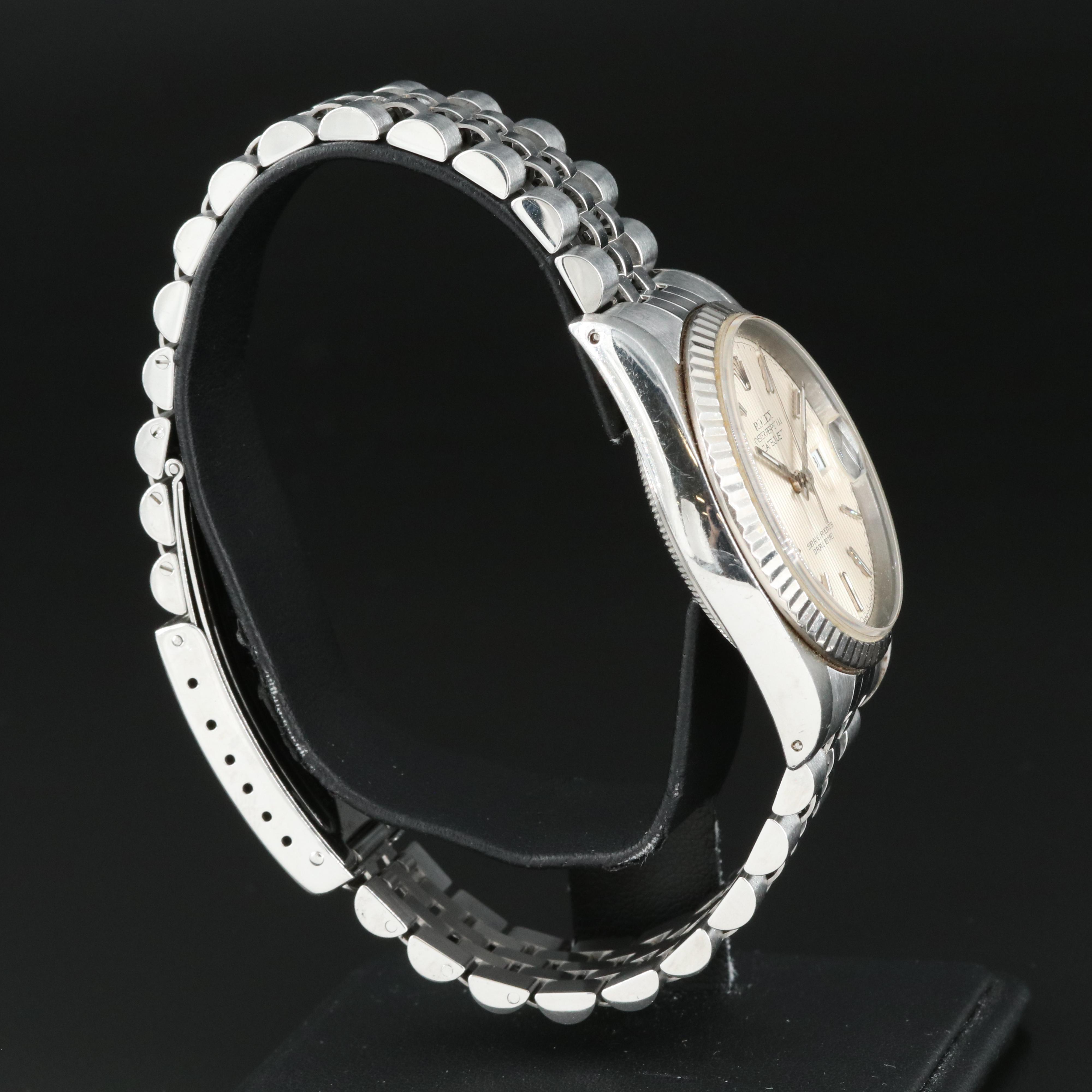 1990 Rolex Datejust Tapestry Dial Watch