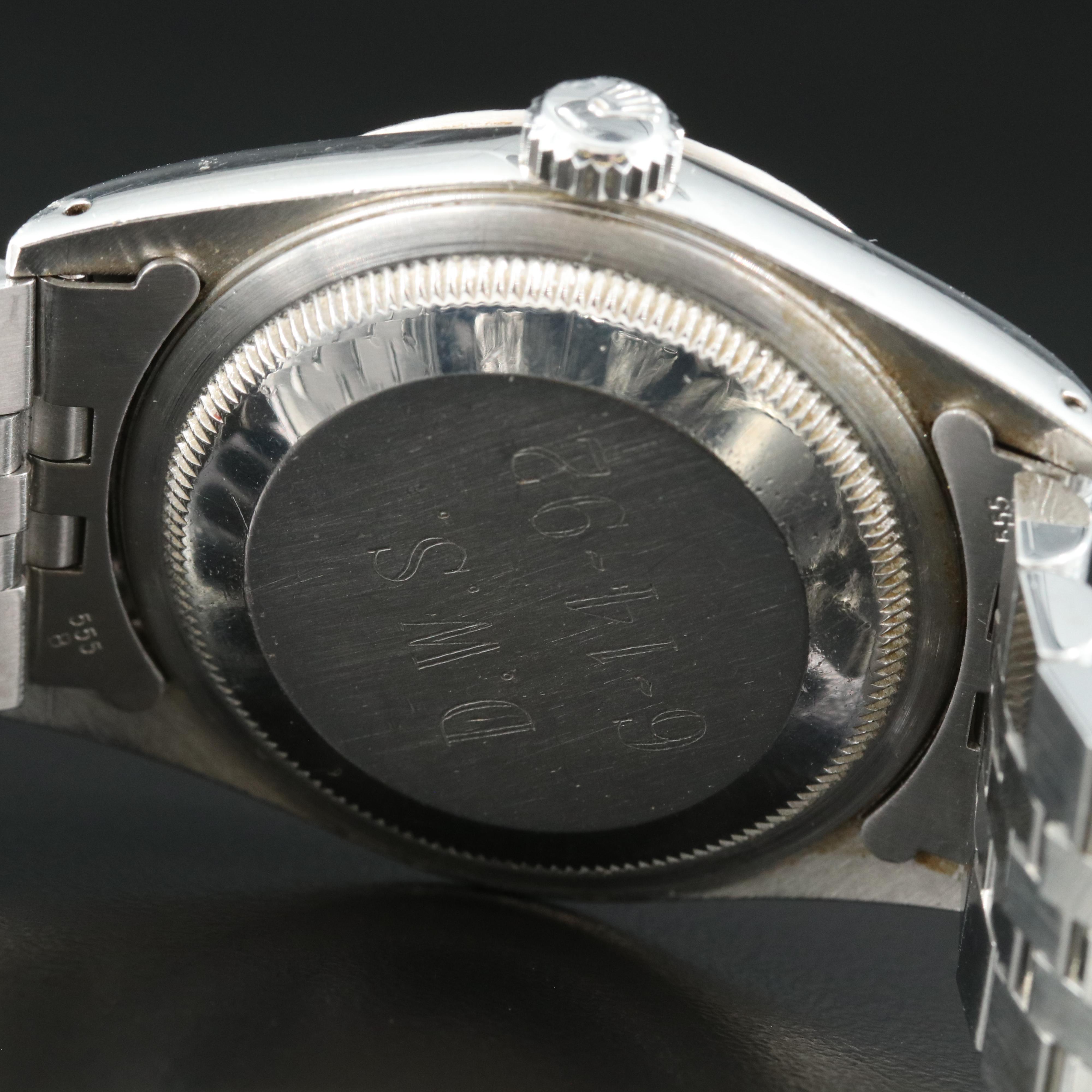 1990 Rolex Datejust Tapestry Dial Watch