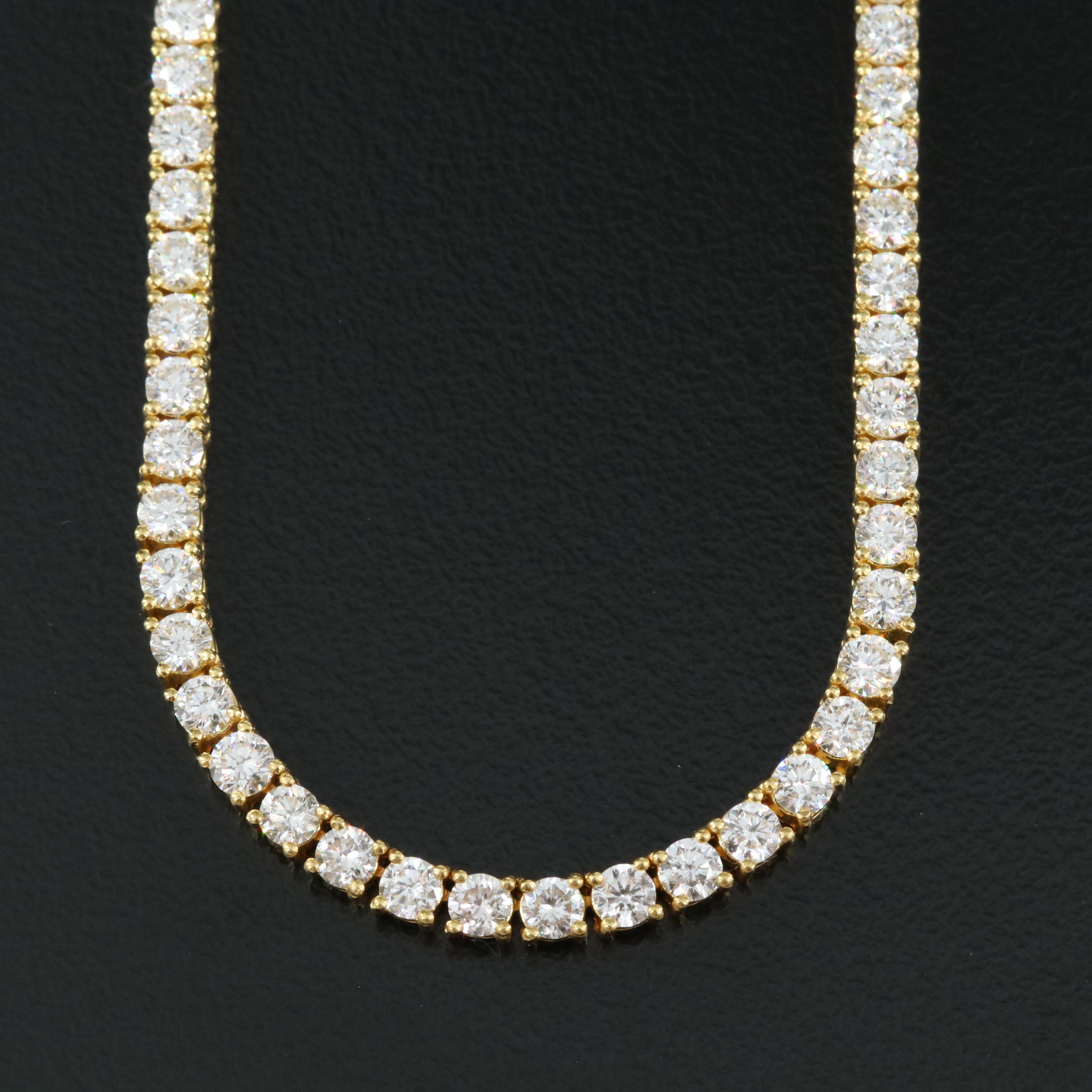 14K 11.06 CTW Lab Grown Diamond Necklace