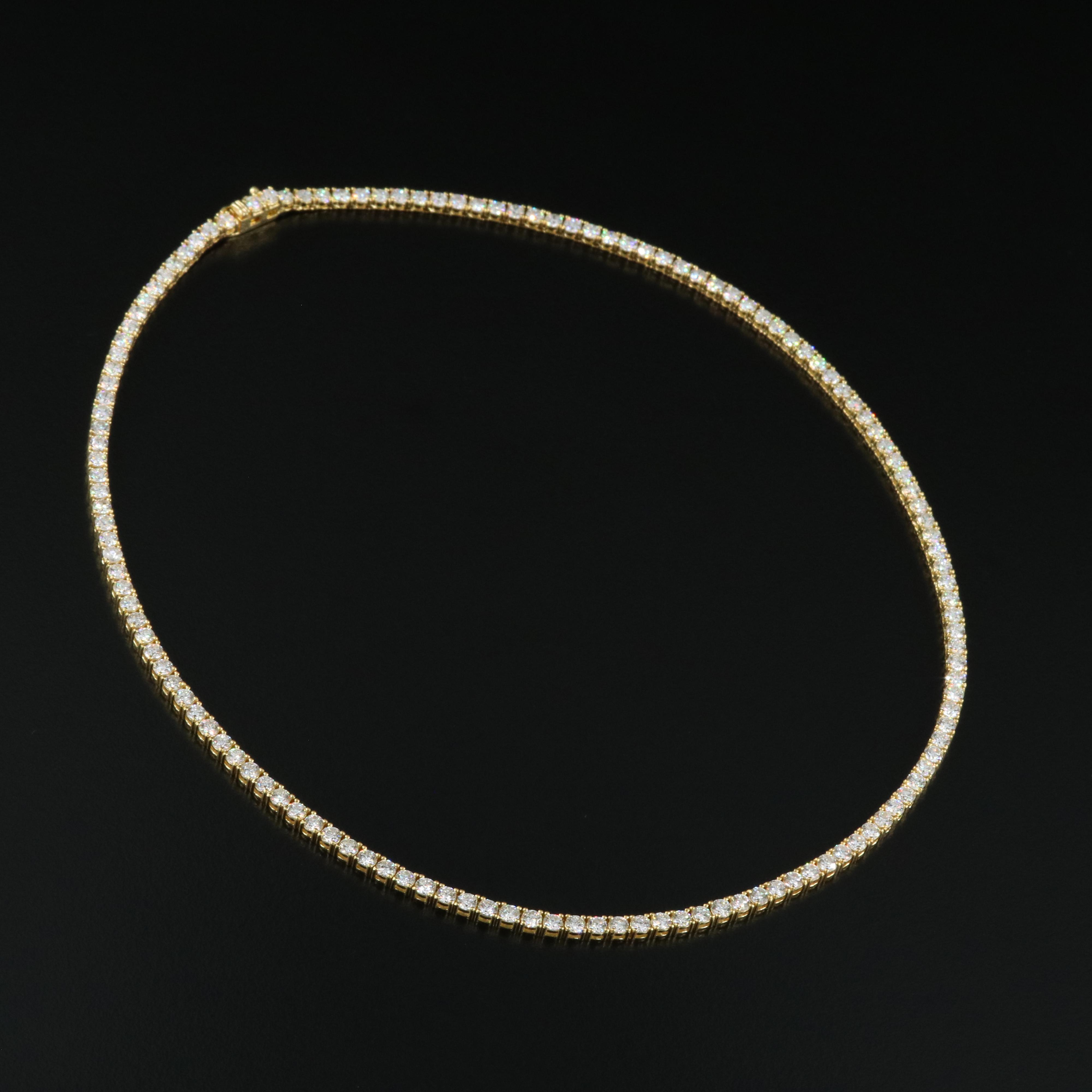 14K 11.06 CTW Lab Grown Diamond Necklace