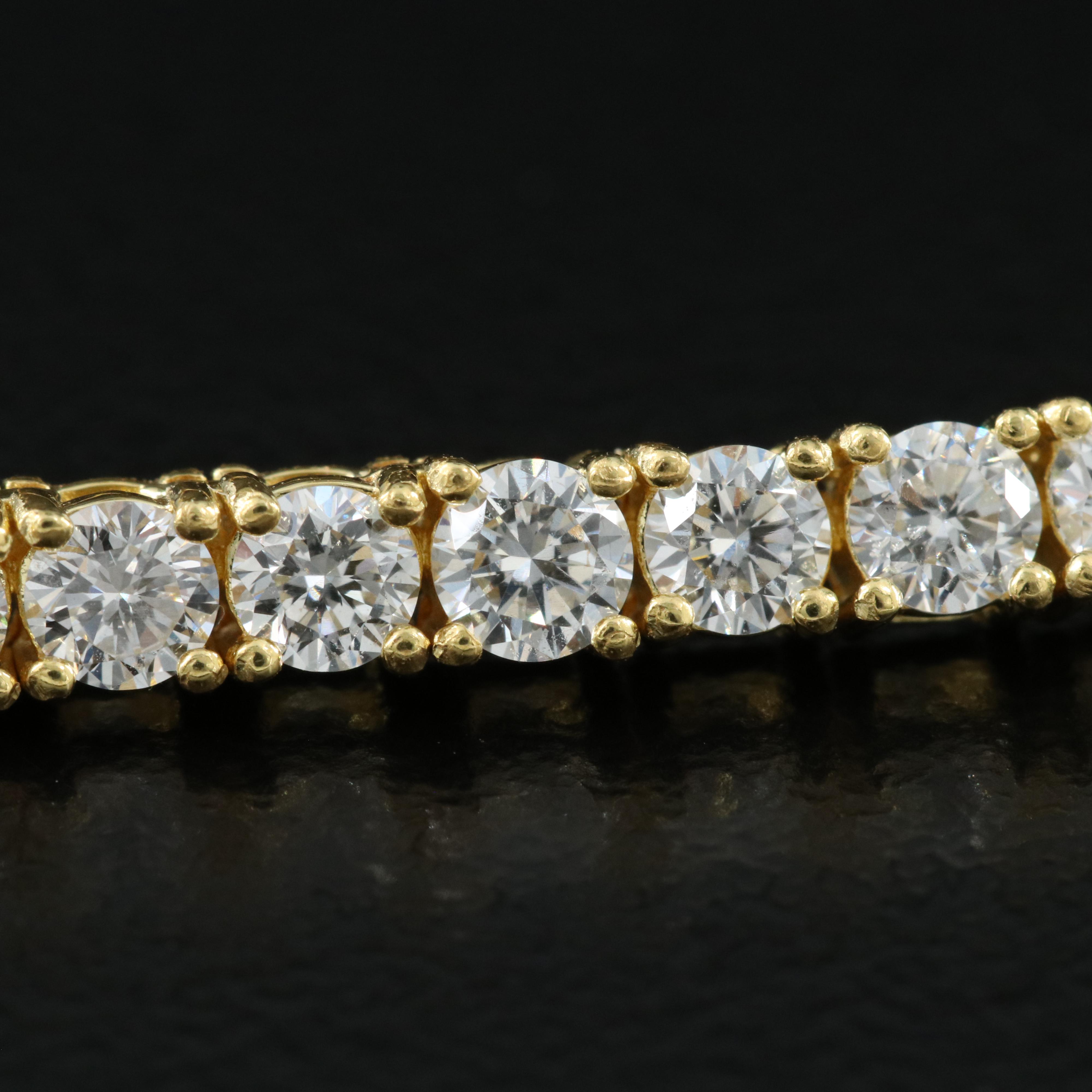 14K 11.06 CTW Lab Grown Diamond Necklace