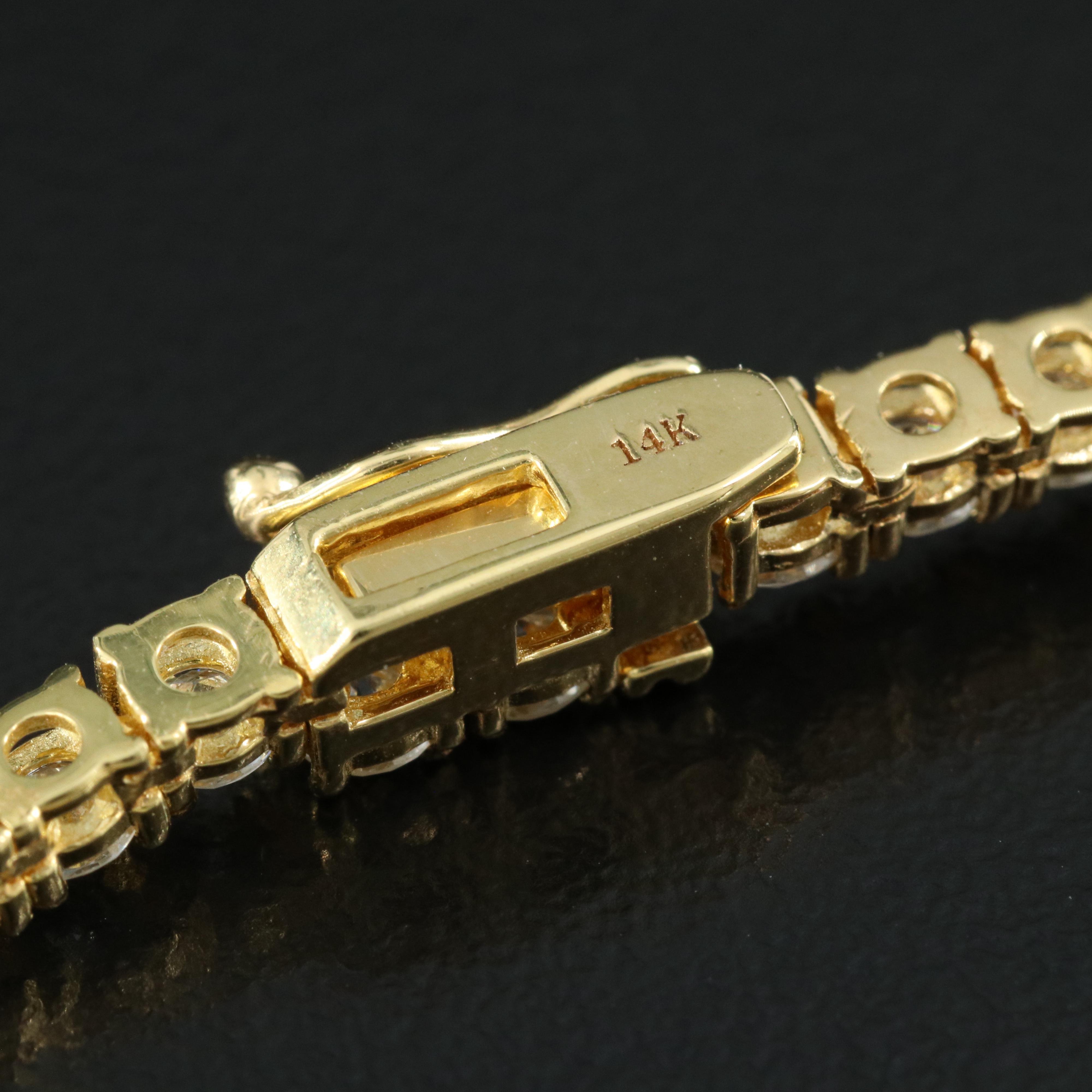 14K 11.06 CTW Lab Grown Diamond Necklace