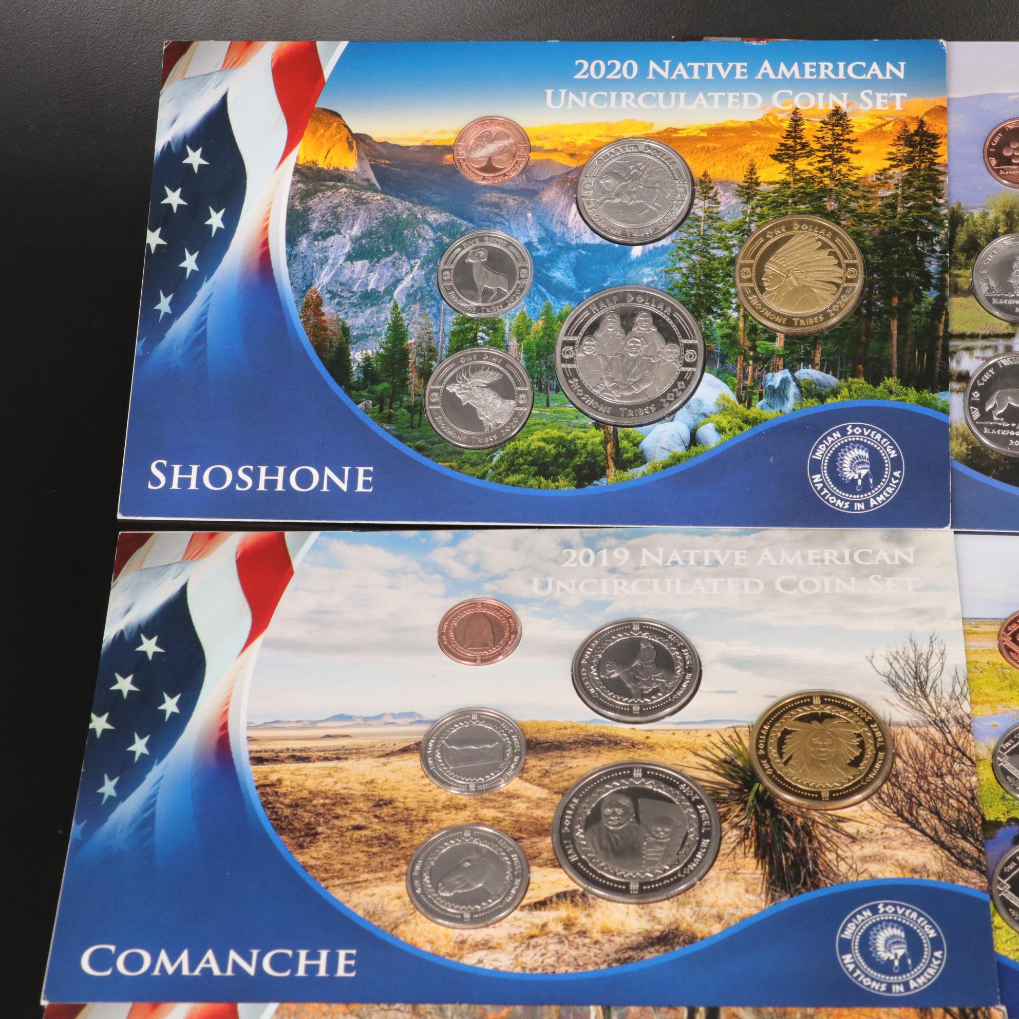 Collection of Thirteen Native American Coin Sets