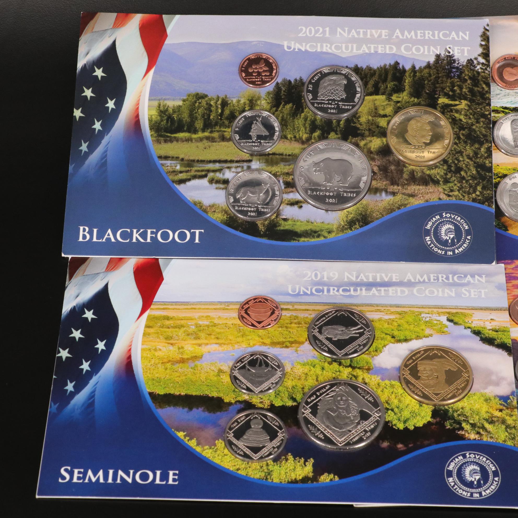 Collection of Thirteen Native American Coin Sets