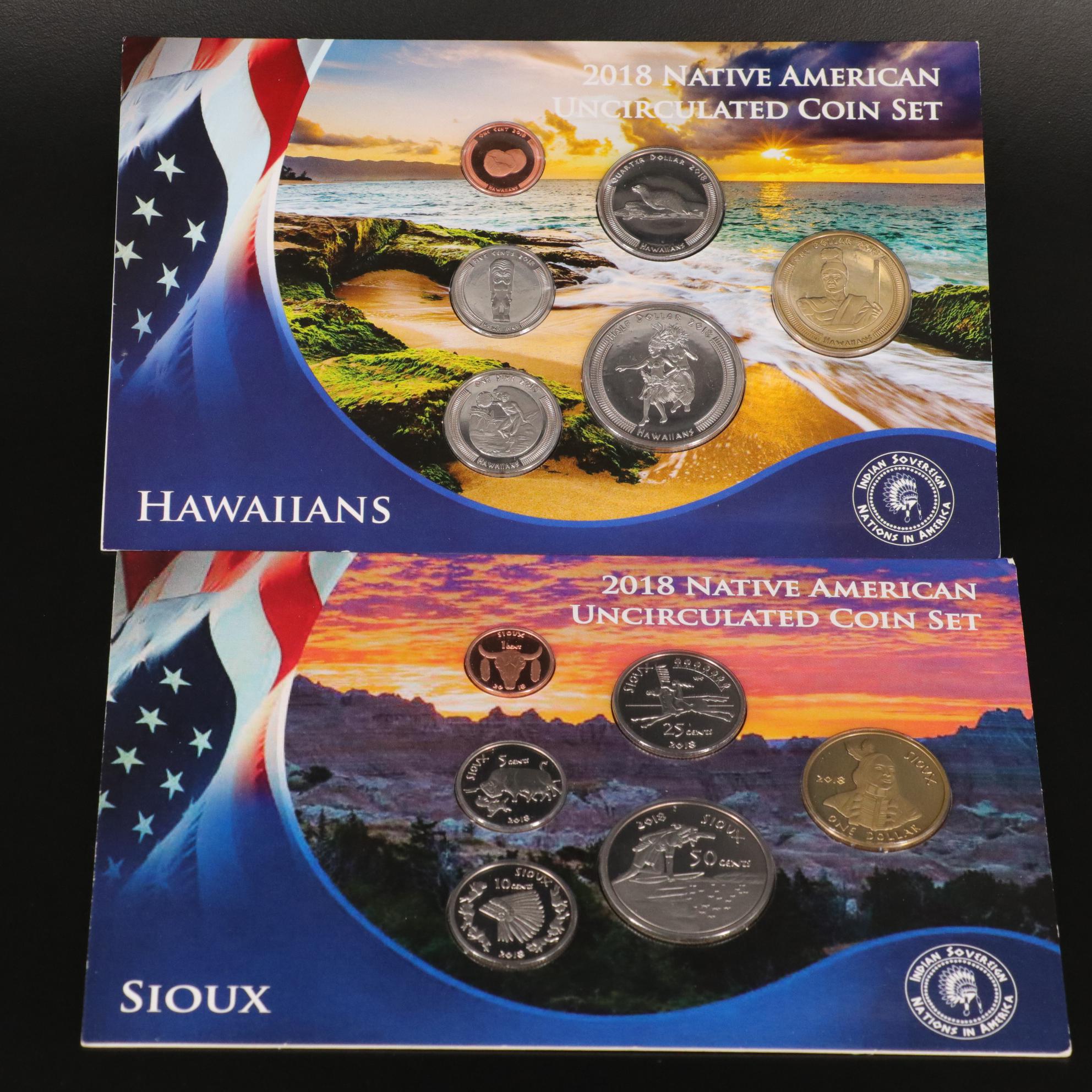 Collection of Thirteen Native American Coin Sets