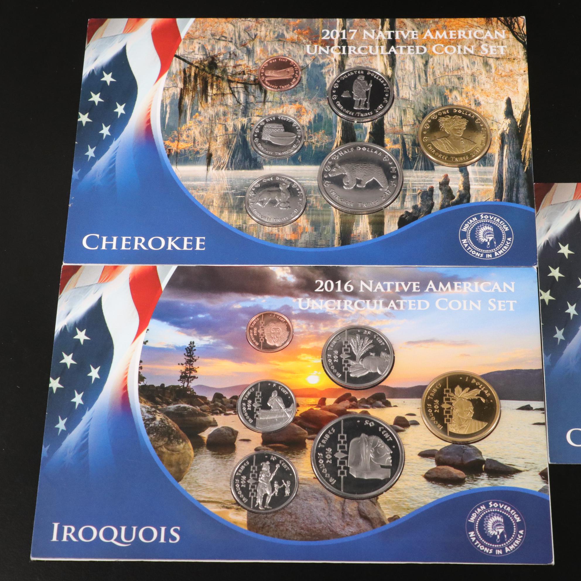 Collection of Thirteen Native American Coin Sets