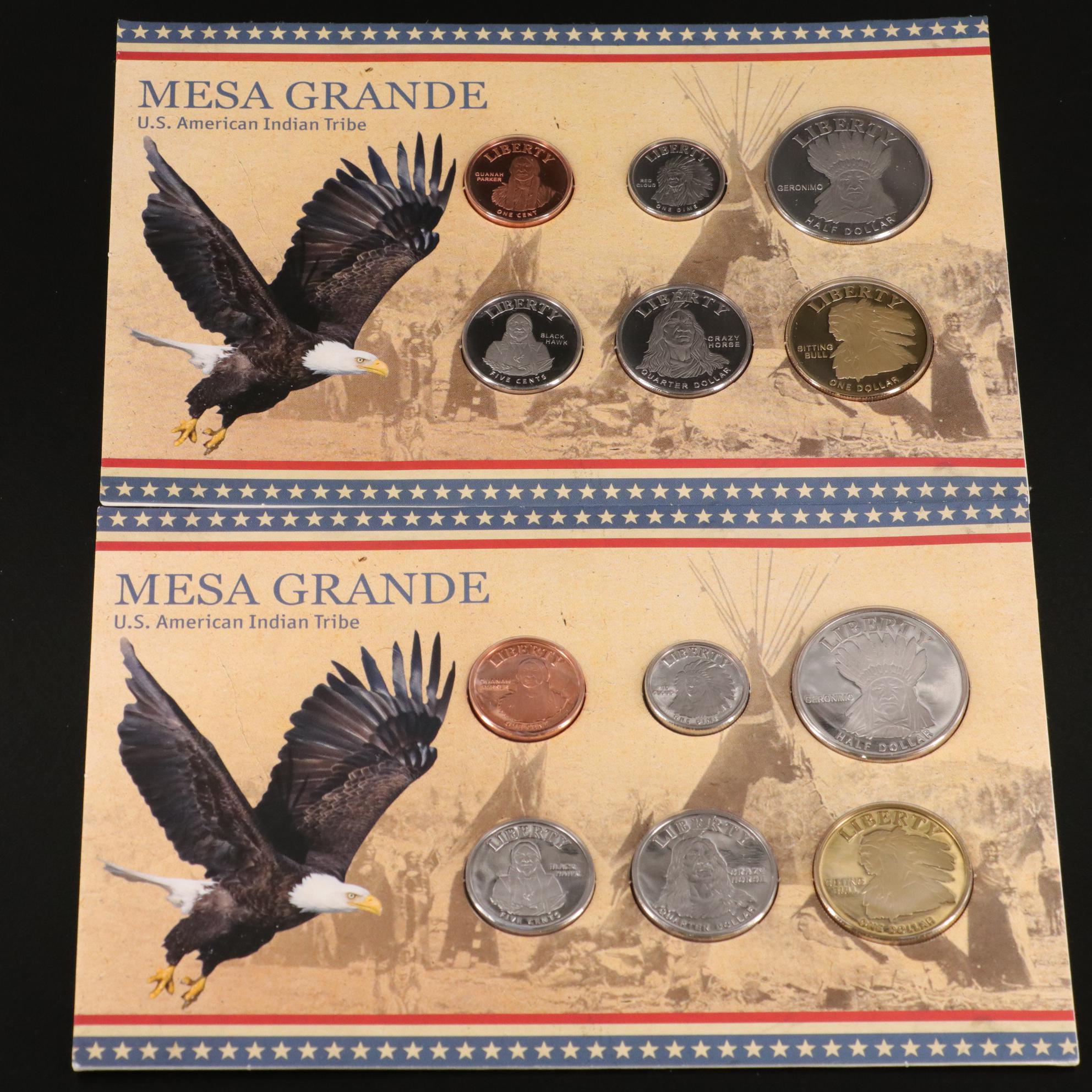 Collection of Thirteen Native American Coin Sets