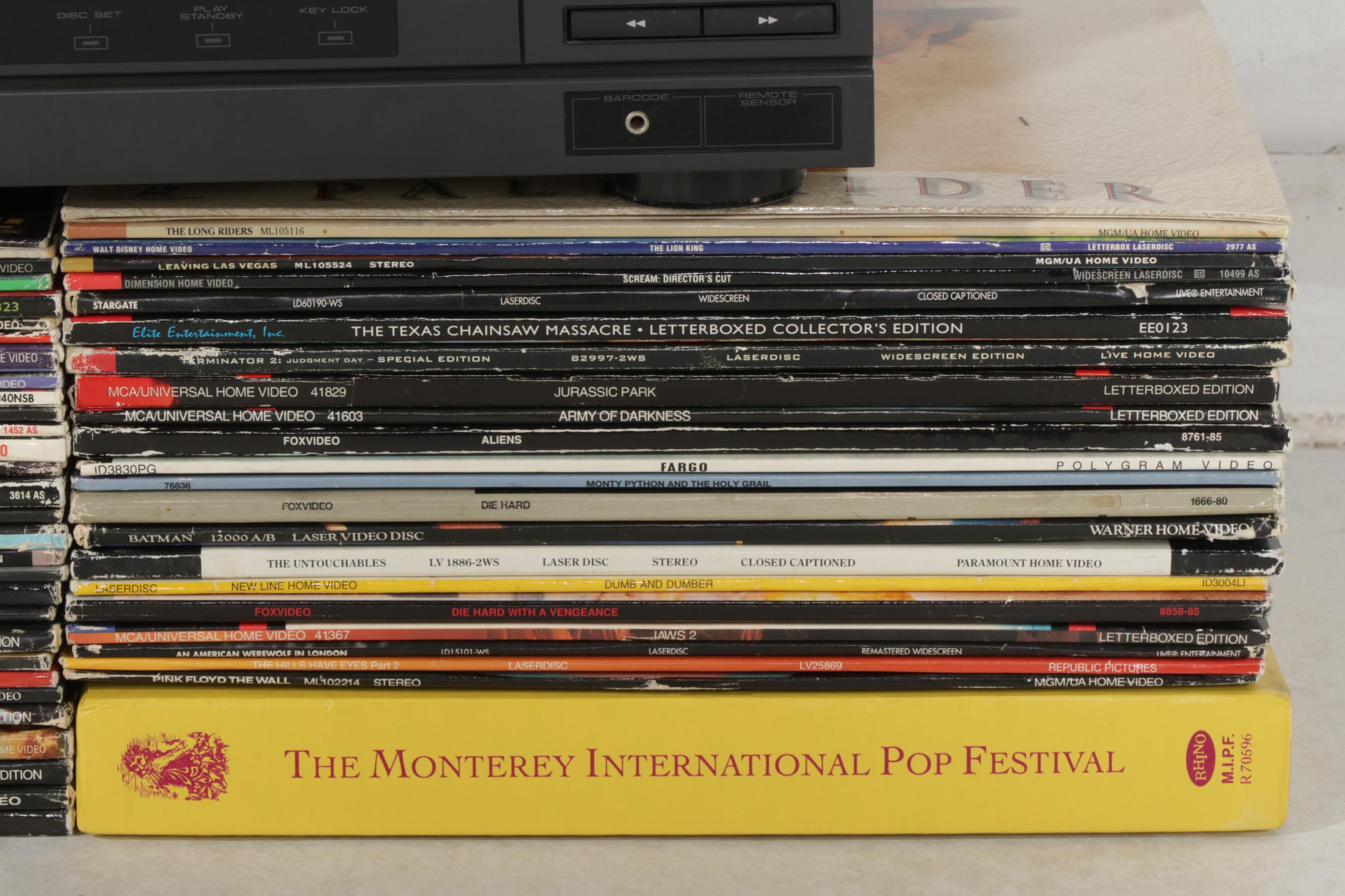 Pioneer CLDV2400 LaserDisc Player with LaserDiscs EBTH