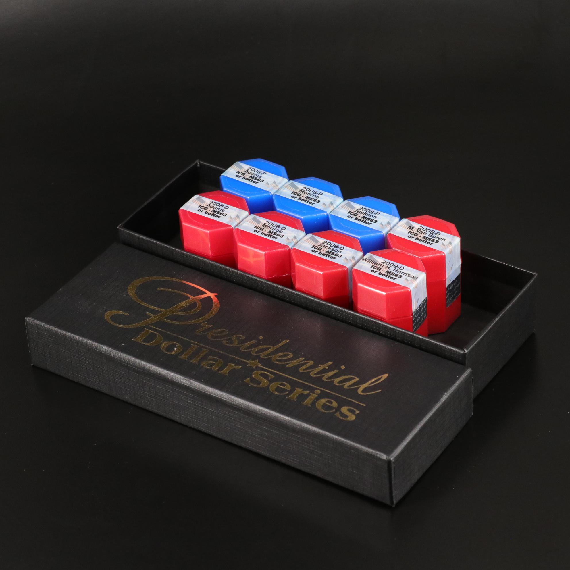 Group of One Hundred-Sixty Presidential Dollars ICG MS63 or Better