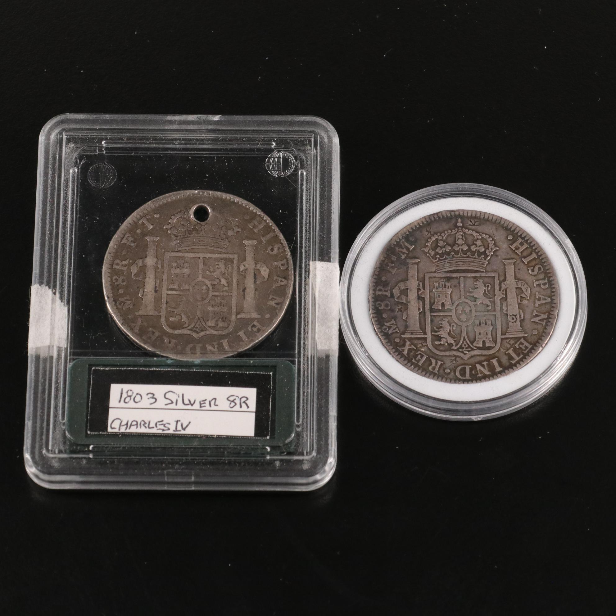 Group of Spanish Colonial Silver Coins