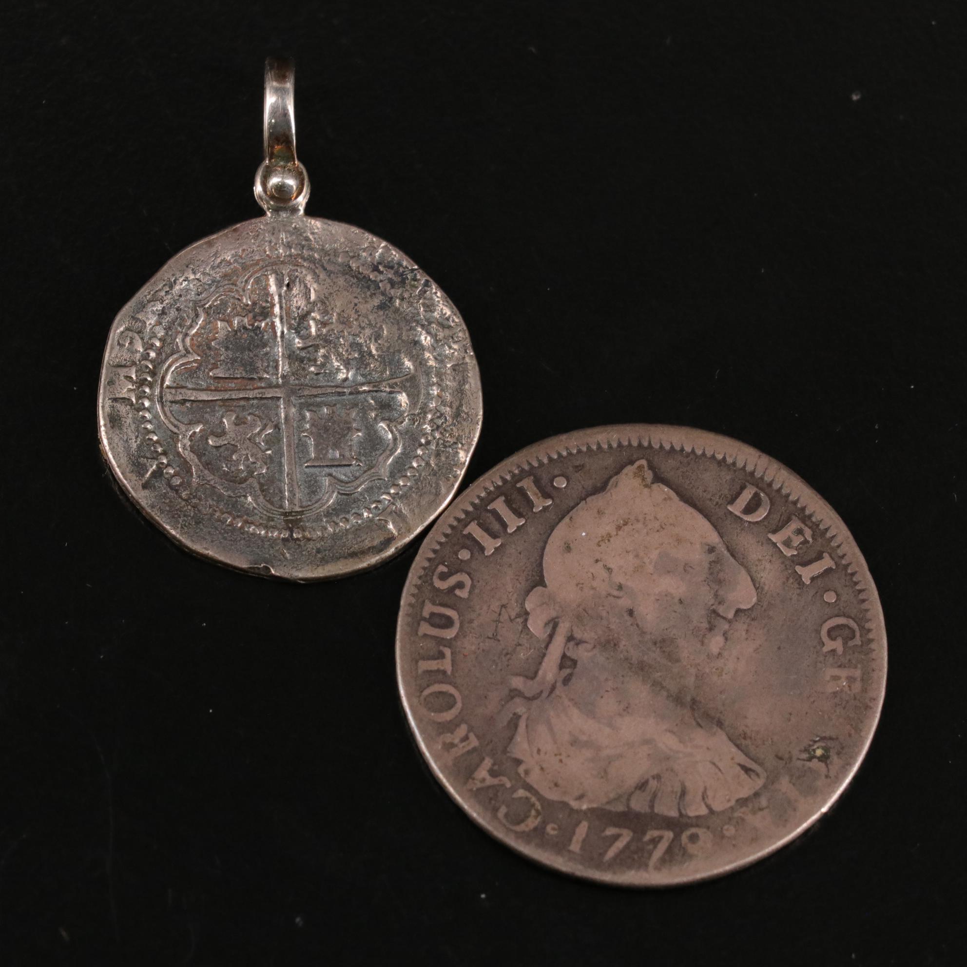 Group of Spanish Colonial Silver Coins