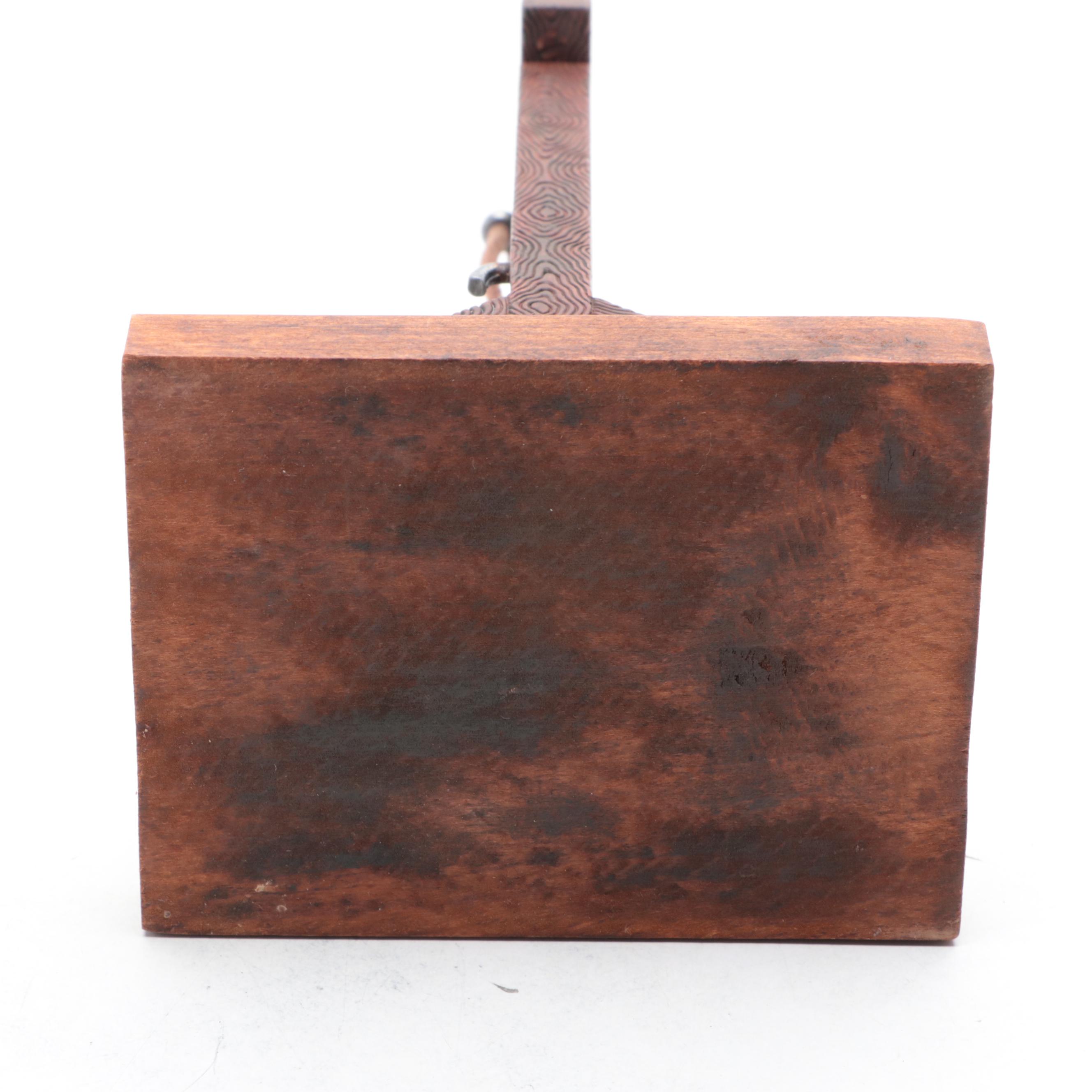 Miniature Electric Chair with Miniature Guillotine