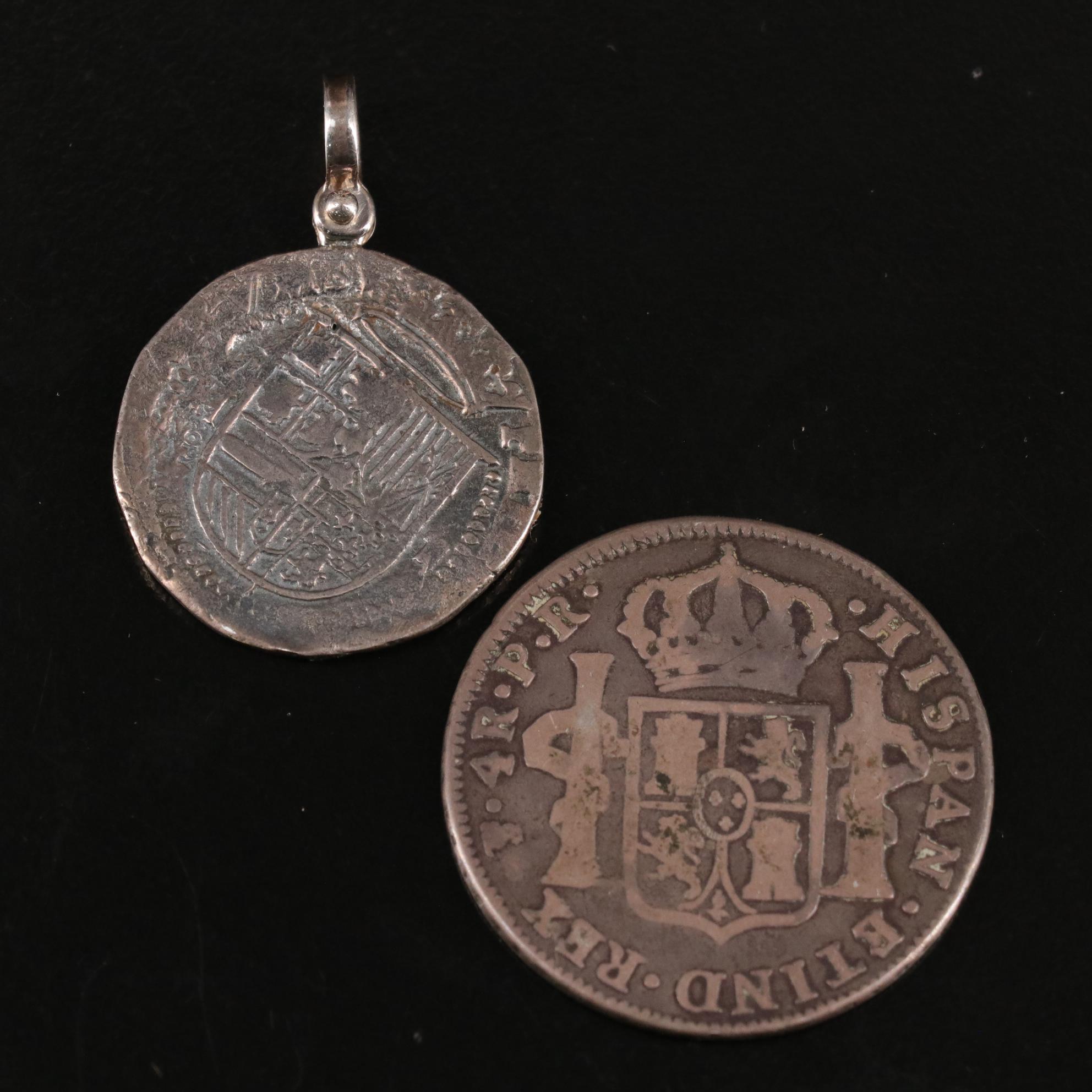 Group of Spanish Colonial Silver Coins