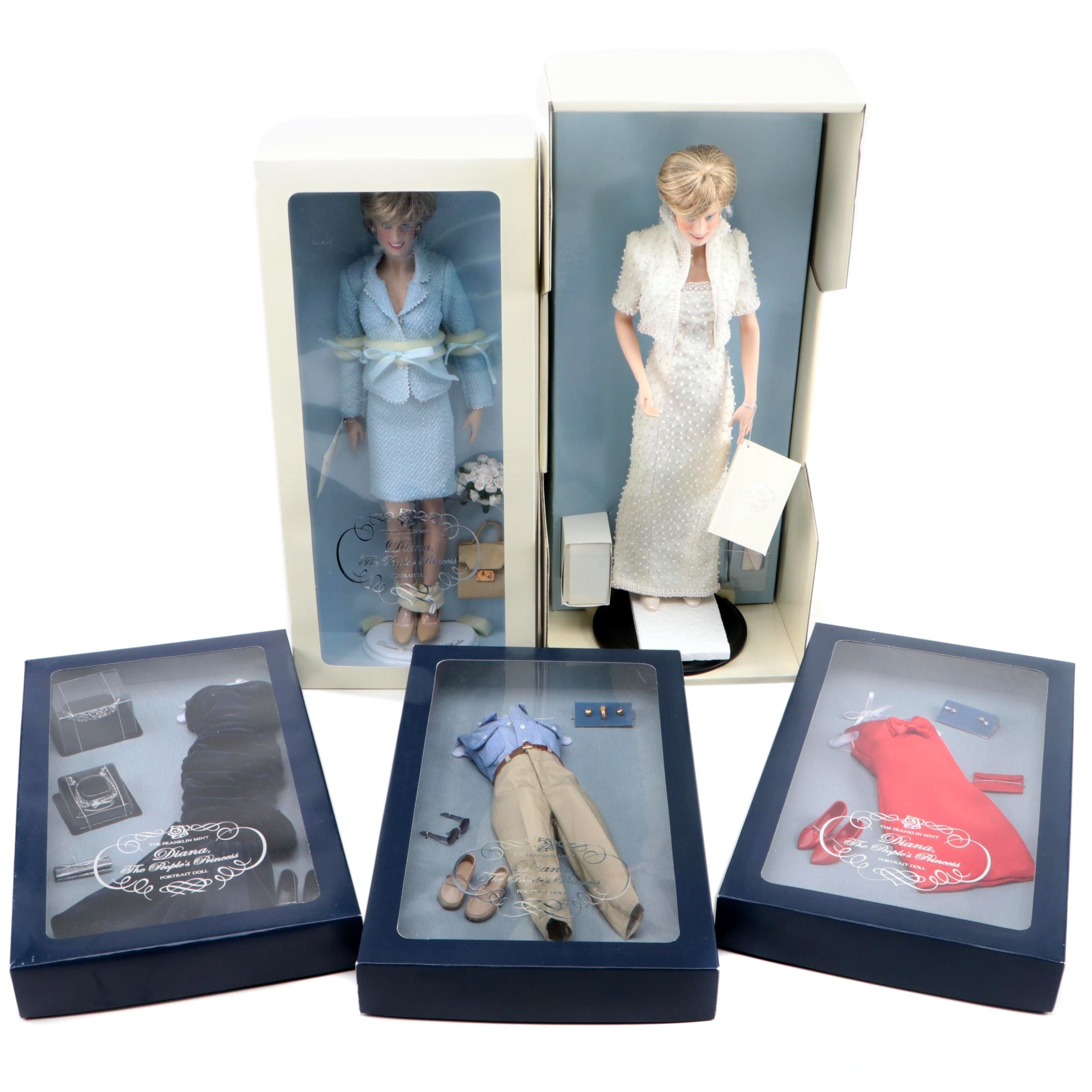 Franklin Mint "Diana Princess of Wales", "The People's Princess" Doll, Clothing