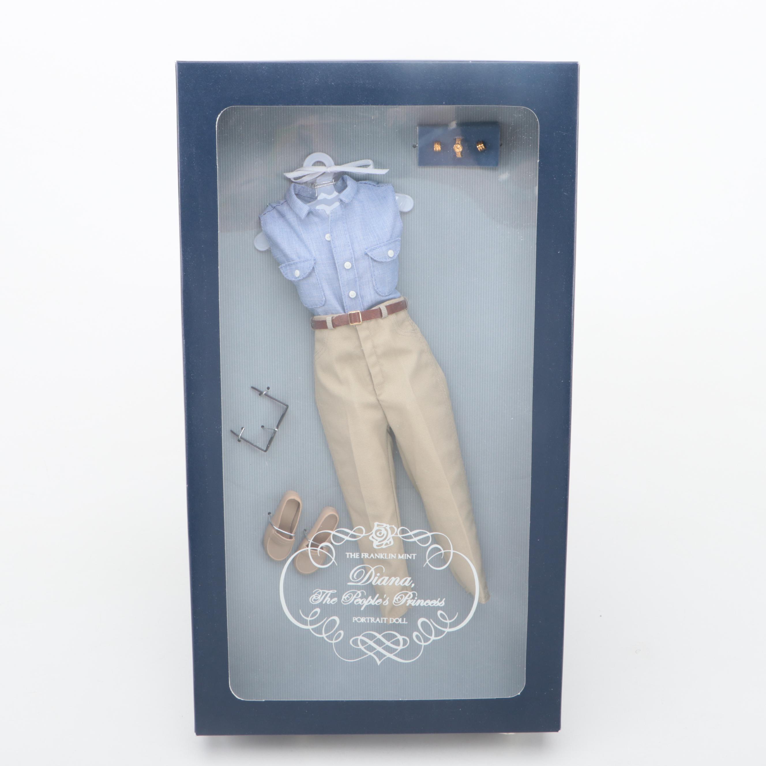 Franklin Mint "Diana Princess of Wales", "The People's Princess" Doll, Clothing