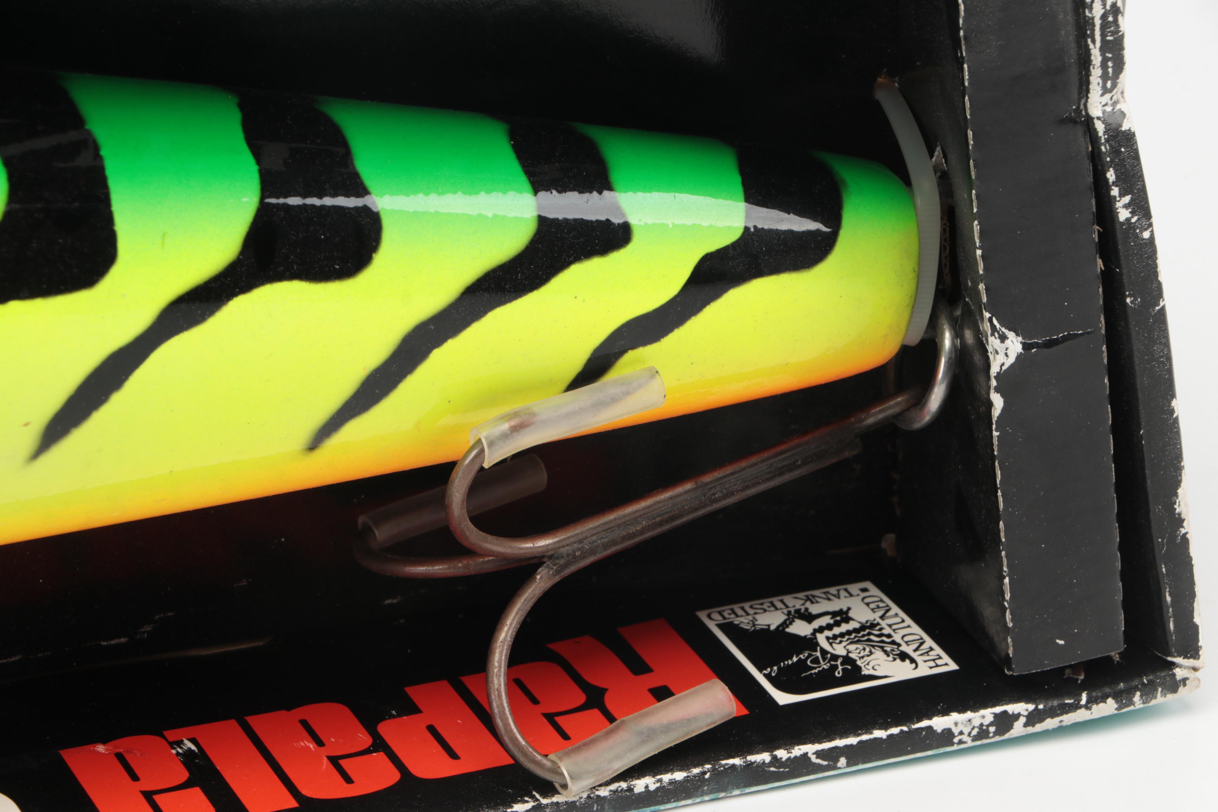 Rapala Orginal Giant Fishing Lure and Budweiser Stein Novelty Light