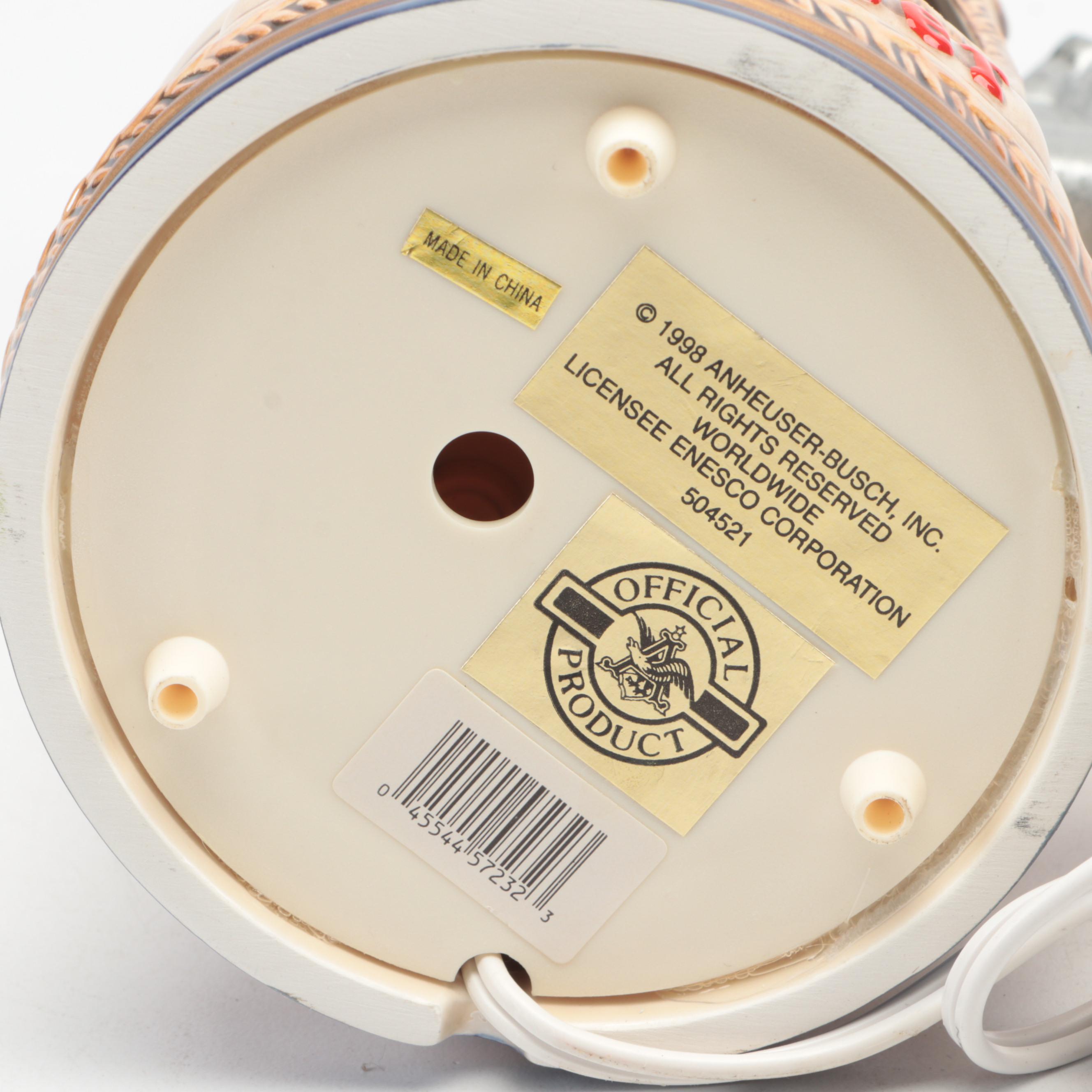 Rapala Orginal Giant Fishing Lure and Budweiser Stein Novelty Light